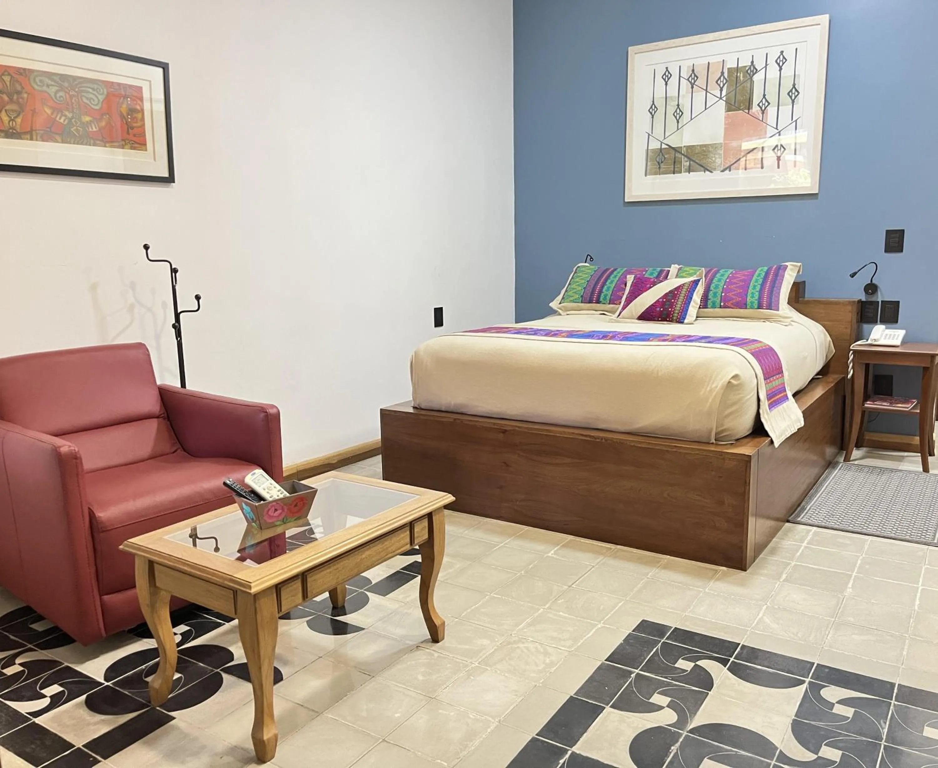 Bed in Hotel Siglo 17