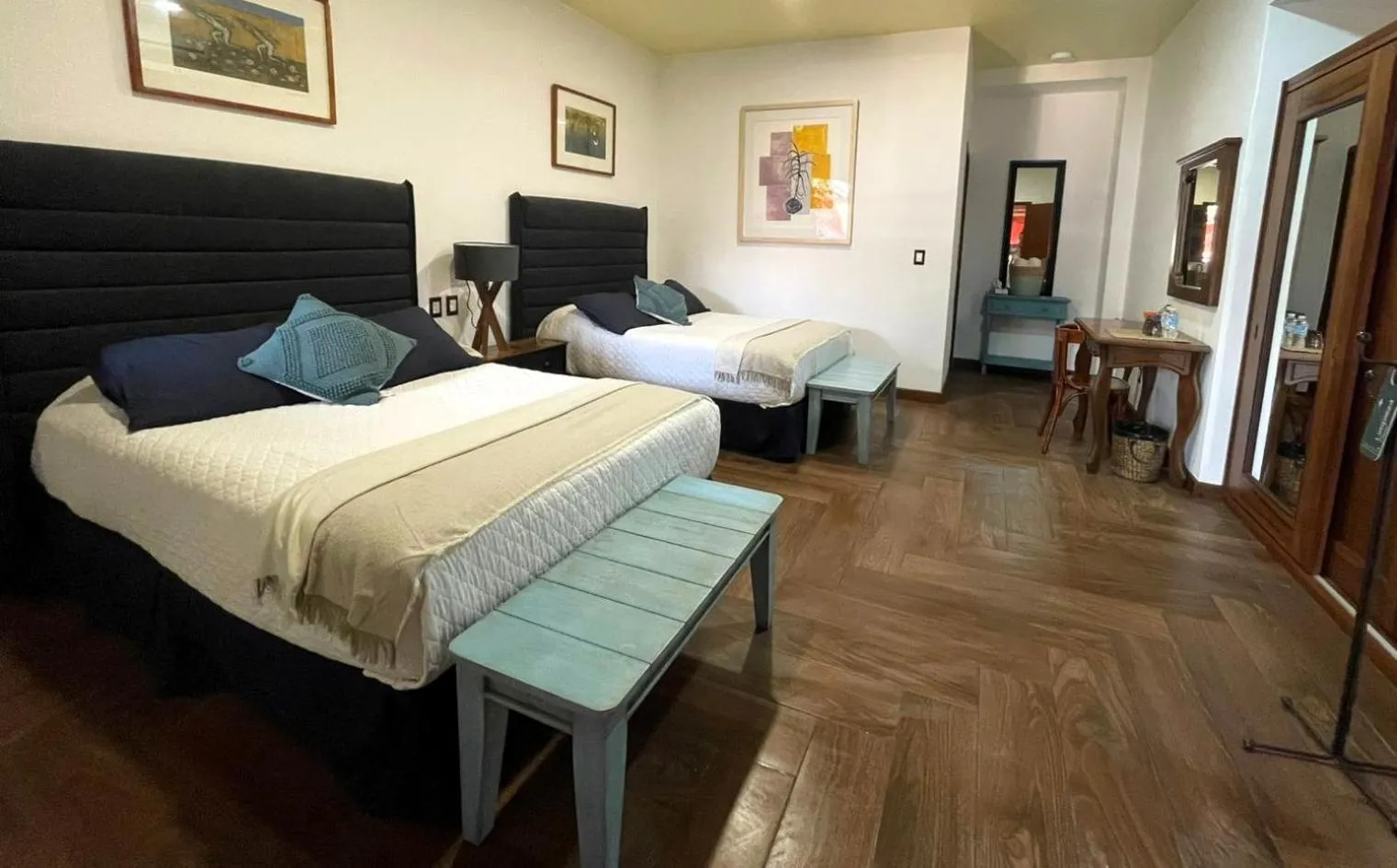 Bed in Hotel Siglo 17