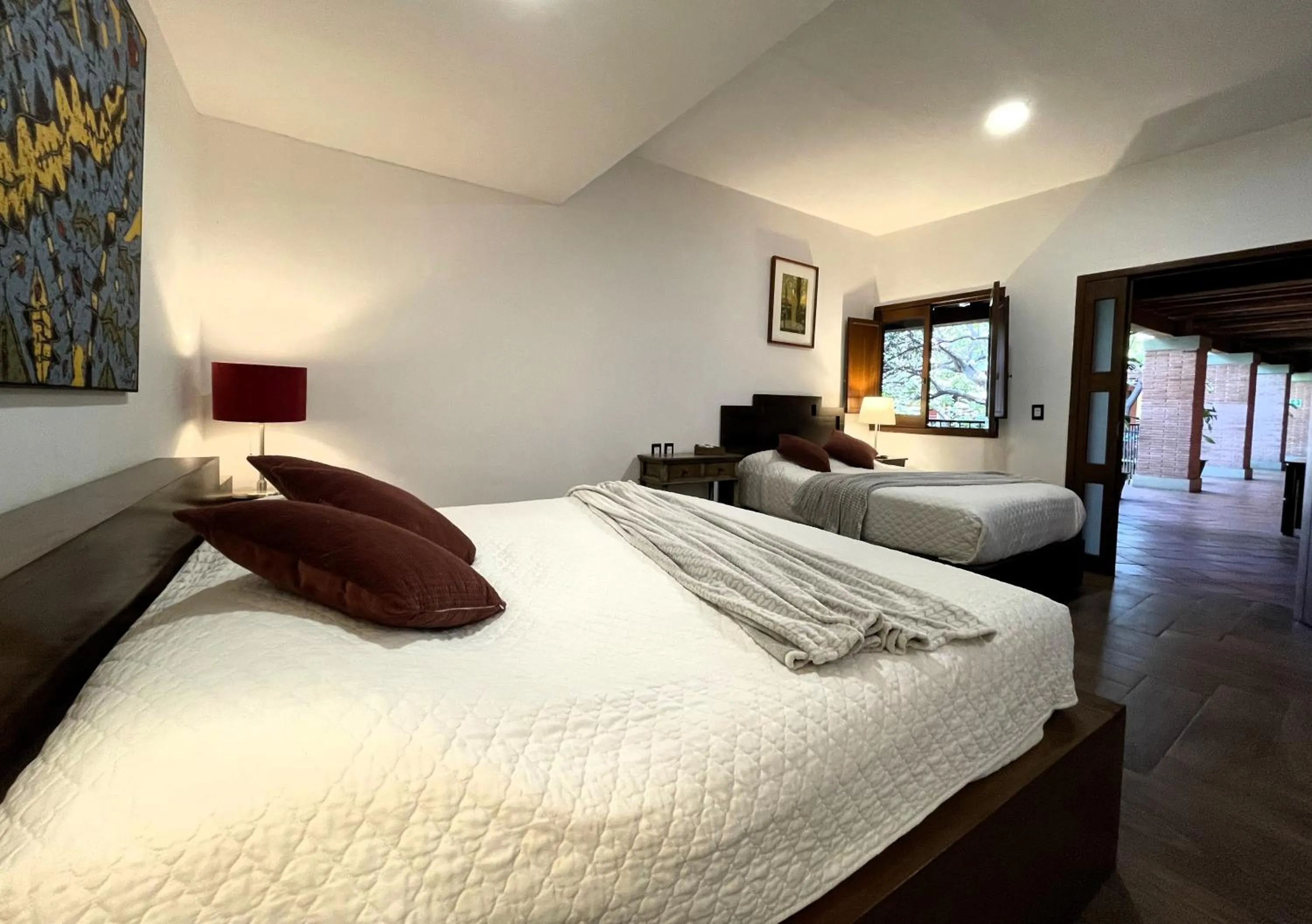 Bed in Hotel Siglo 17