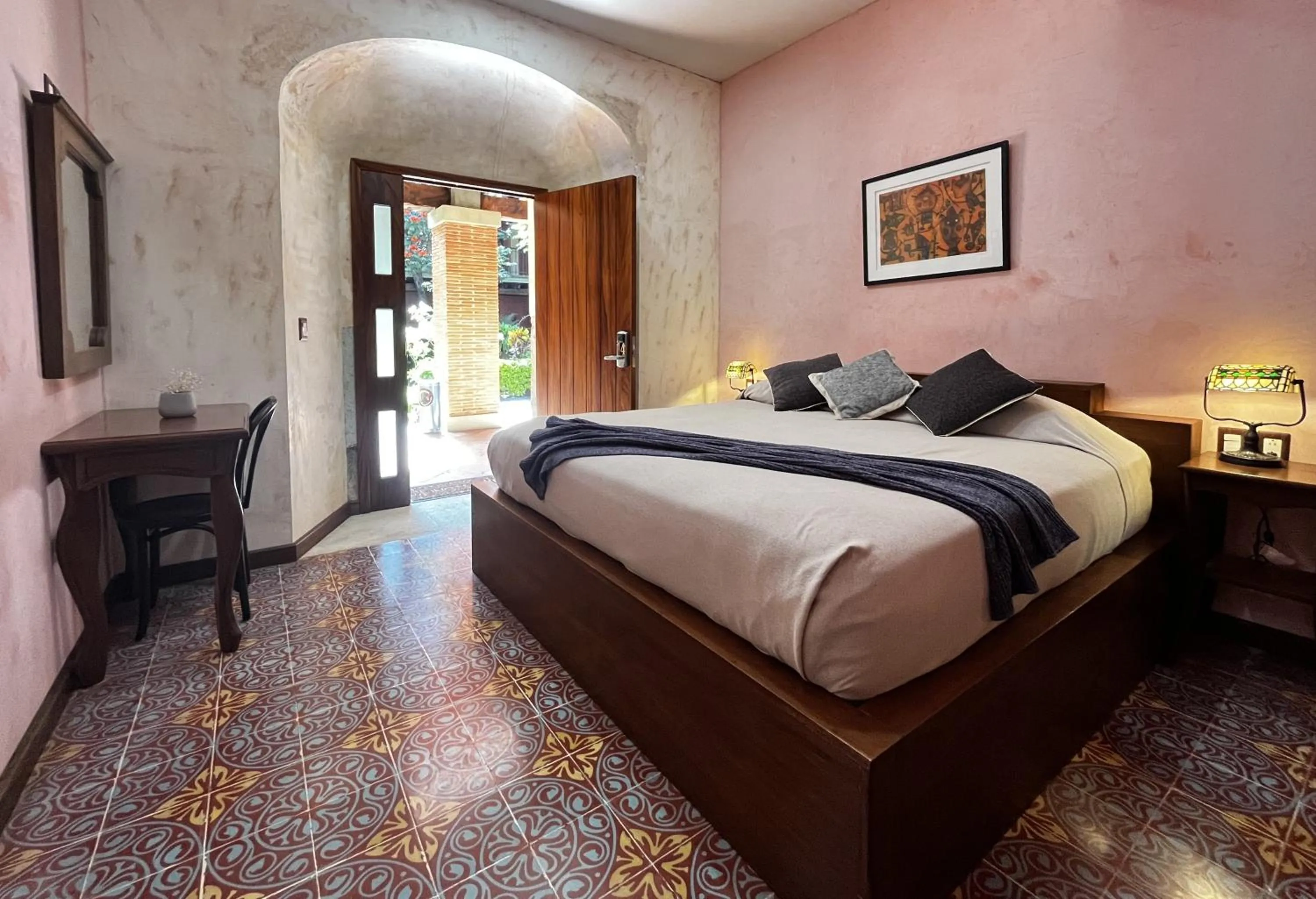 Bed in Hotel Siglo 17