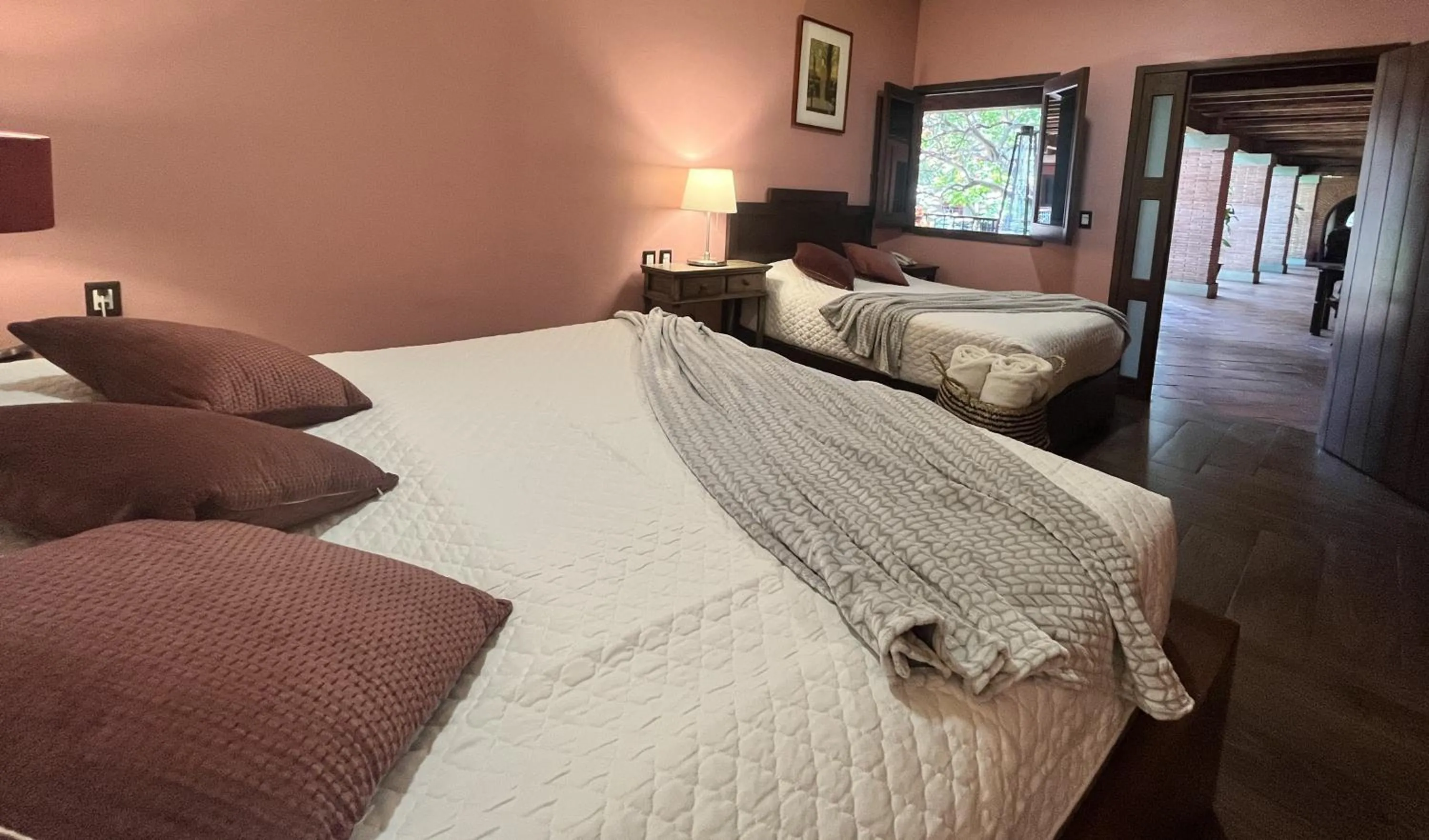 Bed in Hotel Siglo 17