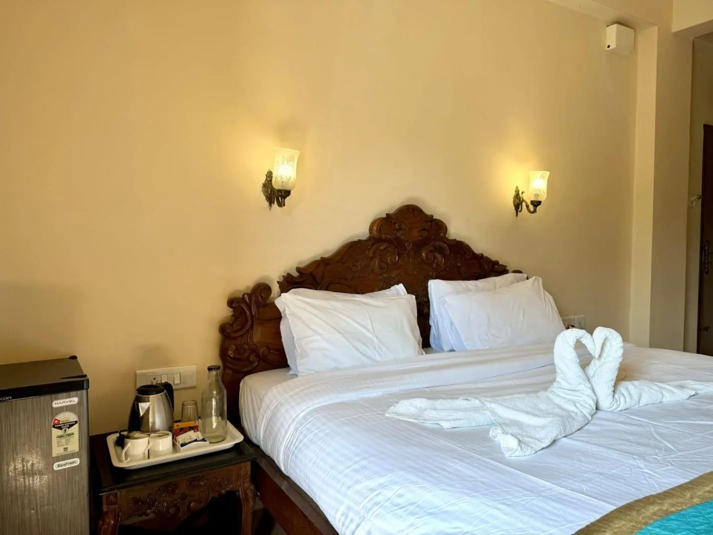 Bed in Mayflower Beach Resort