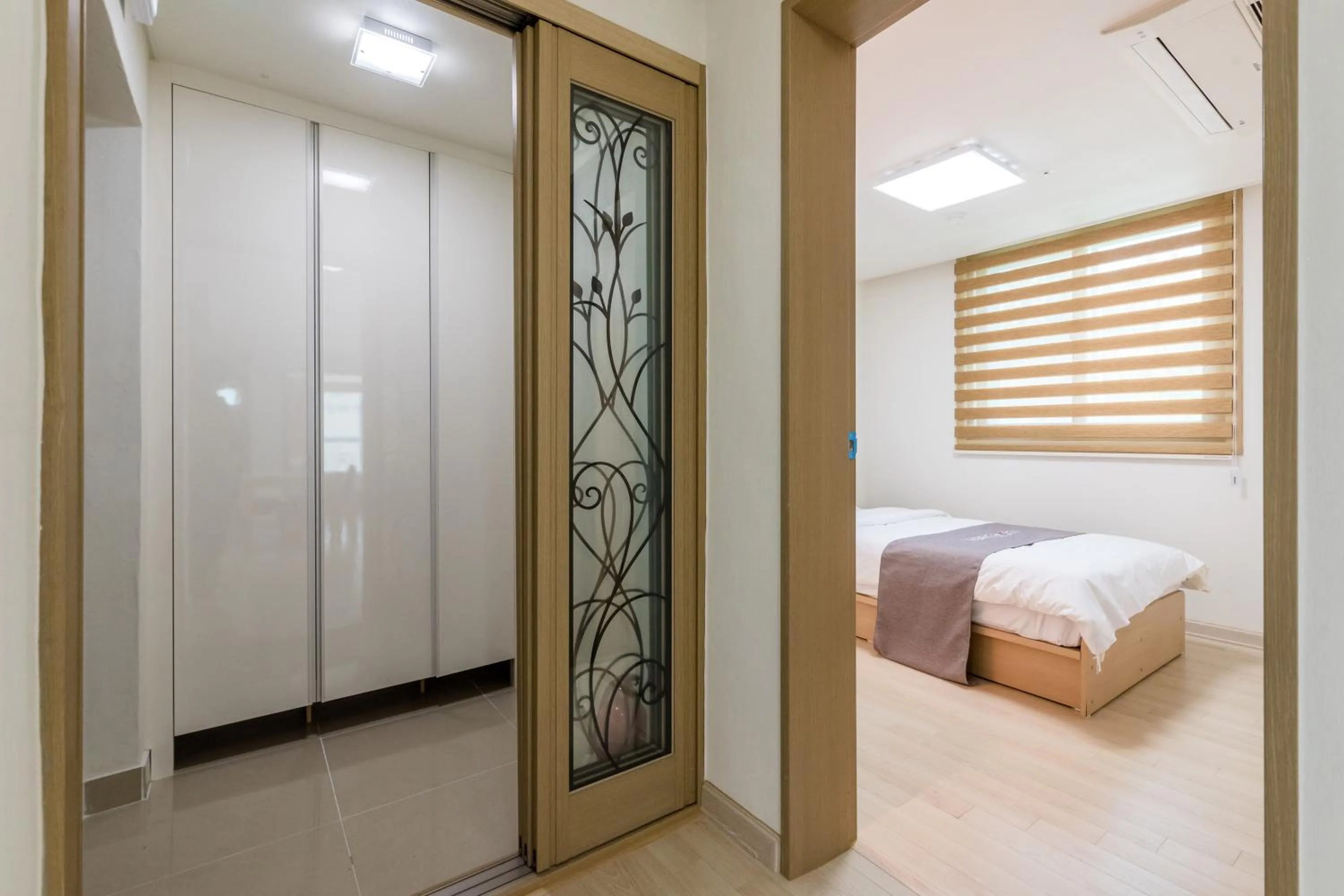 Bed in Home Fourest Residence Hotel Okpo