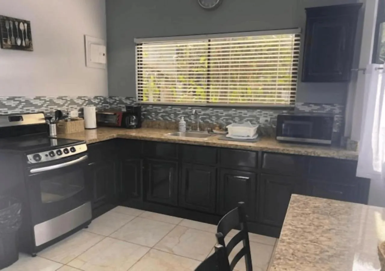 Kitchen or kitchenette in Residencias Arenal