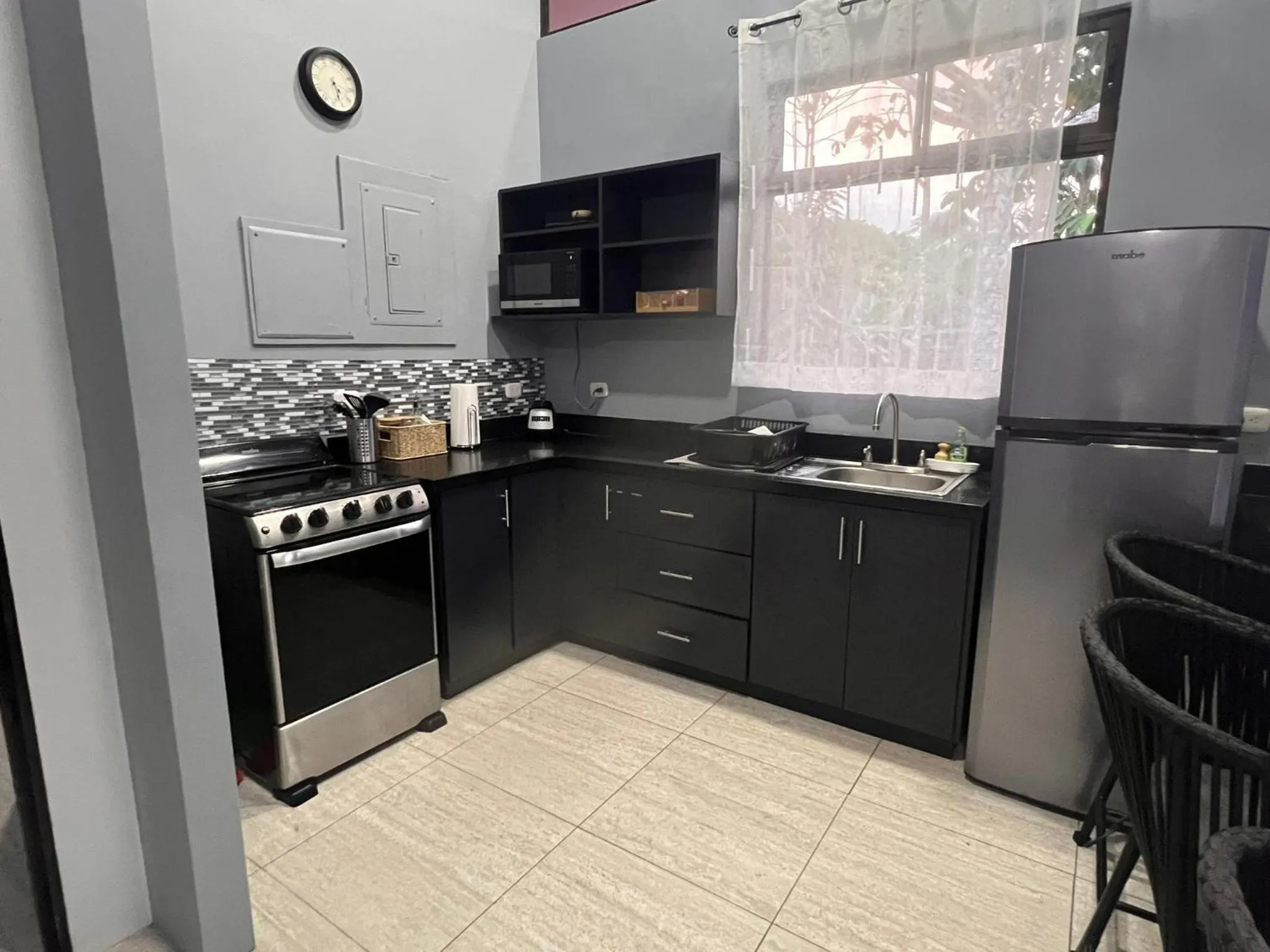 Kitchen or kitchenette in Residencias Arenal