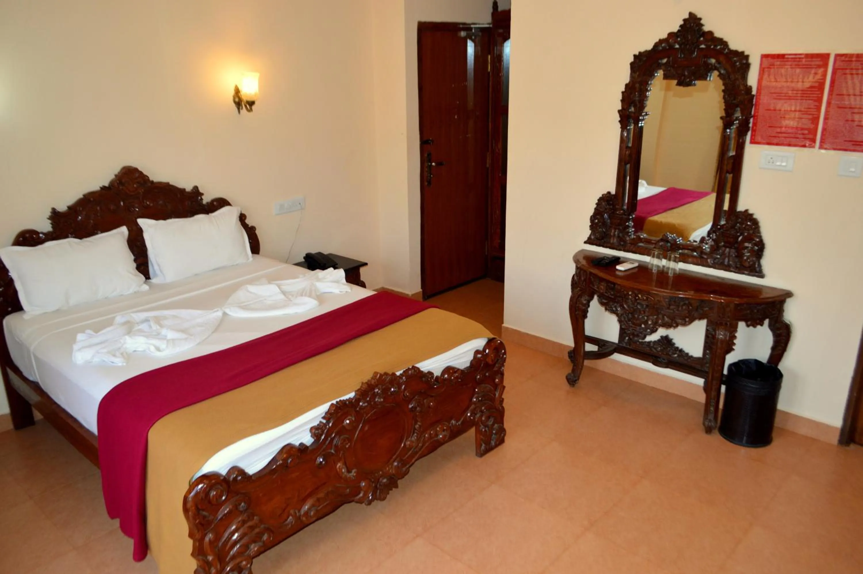 Bed in Villa Theresa Beach Resort