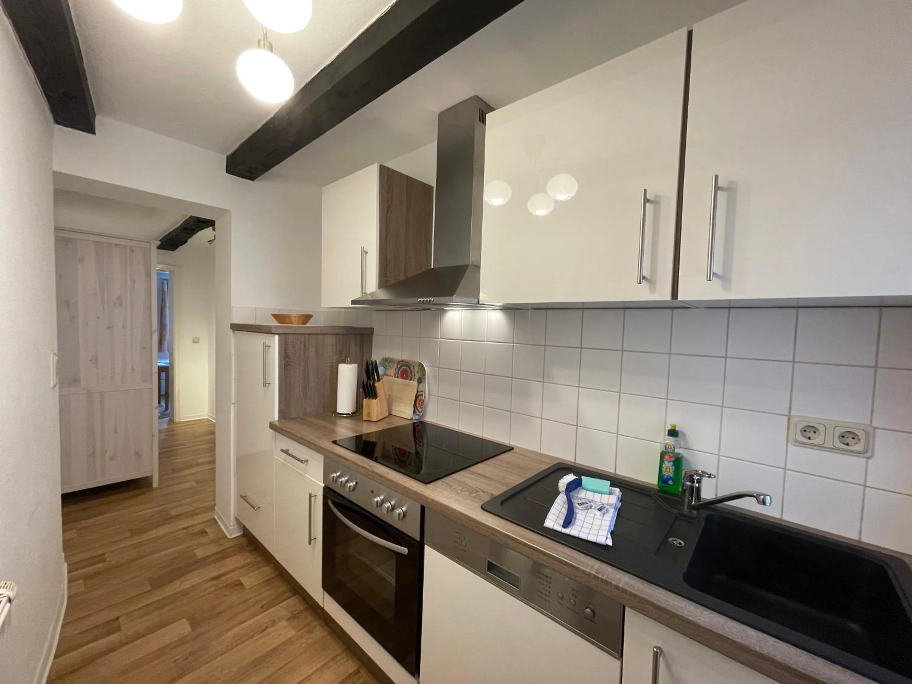 Kitchen or kitchenette in Urlaub im Fachwerk - Klink