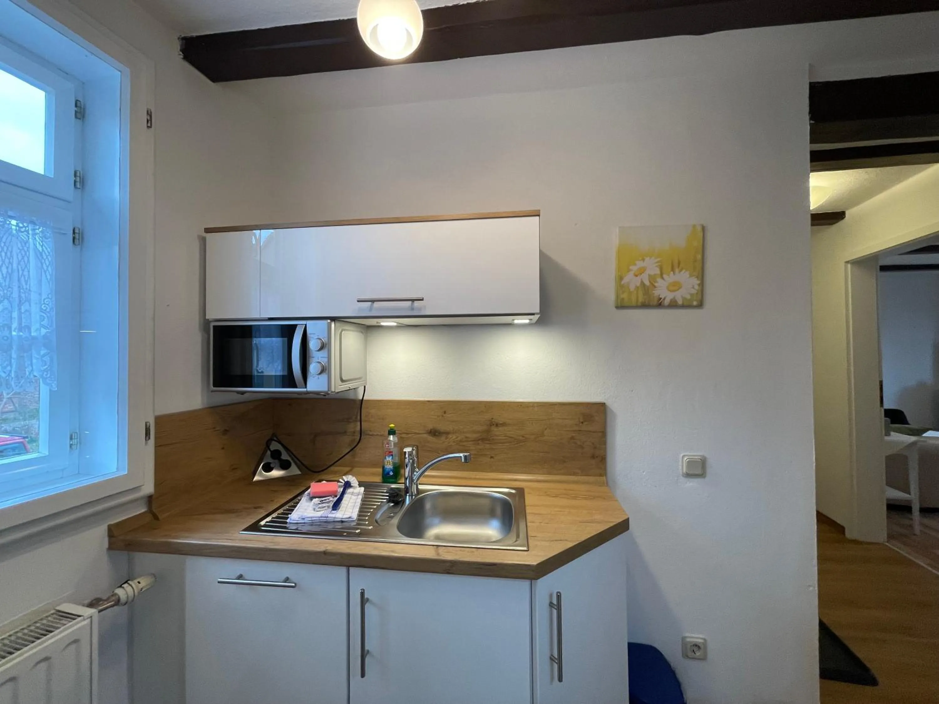 Kitchen or kitchenette in Urlaub im Fachwerk - Klink