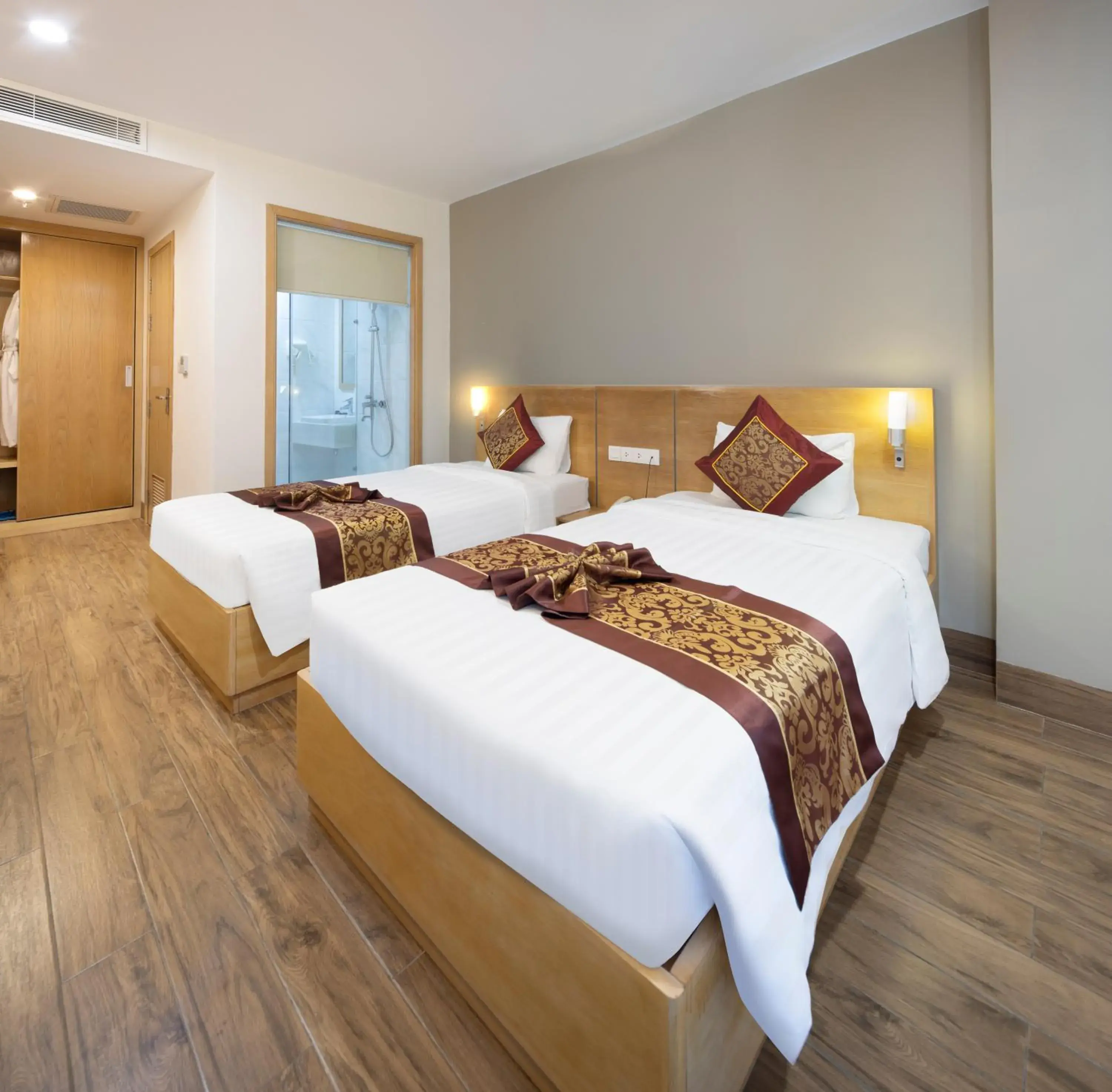 Bed in Gibson Hotel Nha Trang Bed in Gibson Hotel Nha Trang