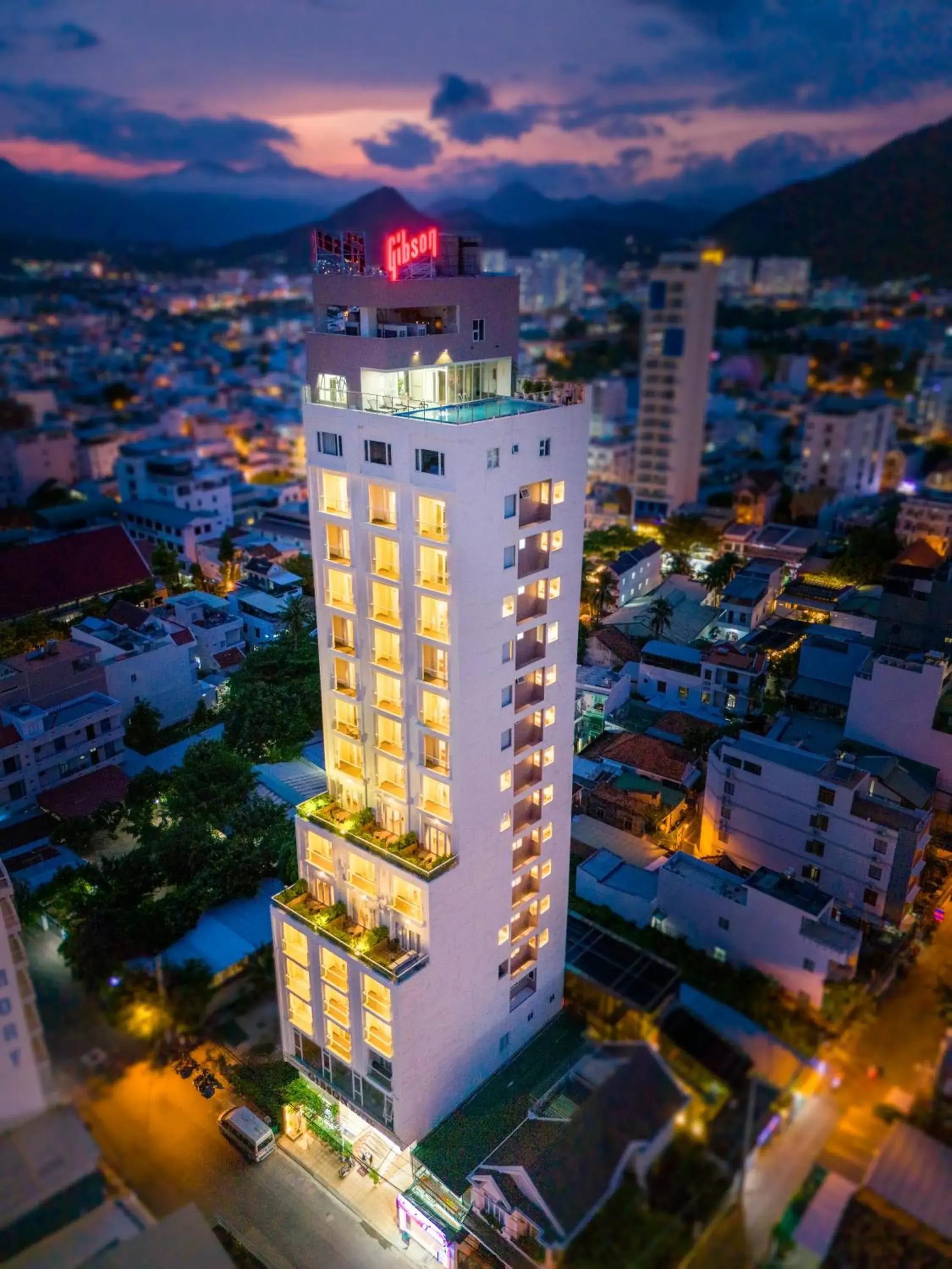 Property building in Gibson Hotel Nha Trang Property building in Gibson Hotel Nha Trang