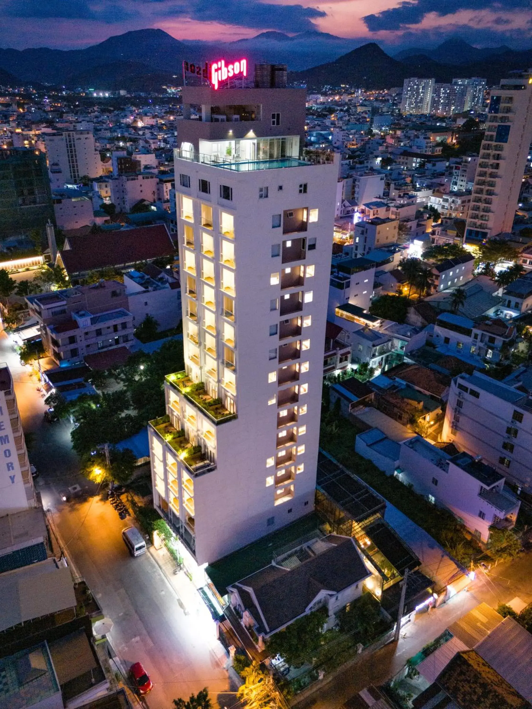 Property building in Gibson Hotel Nha Trang Property building in Gibson Hotel Nha Trang