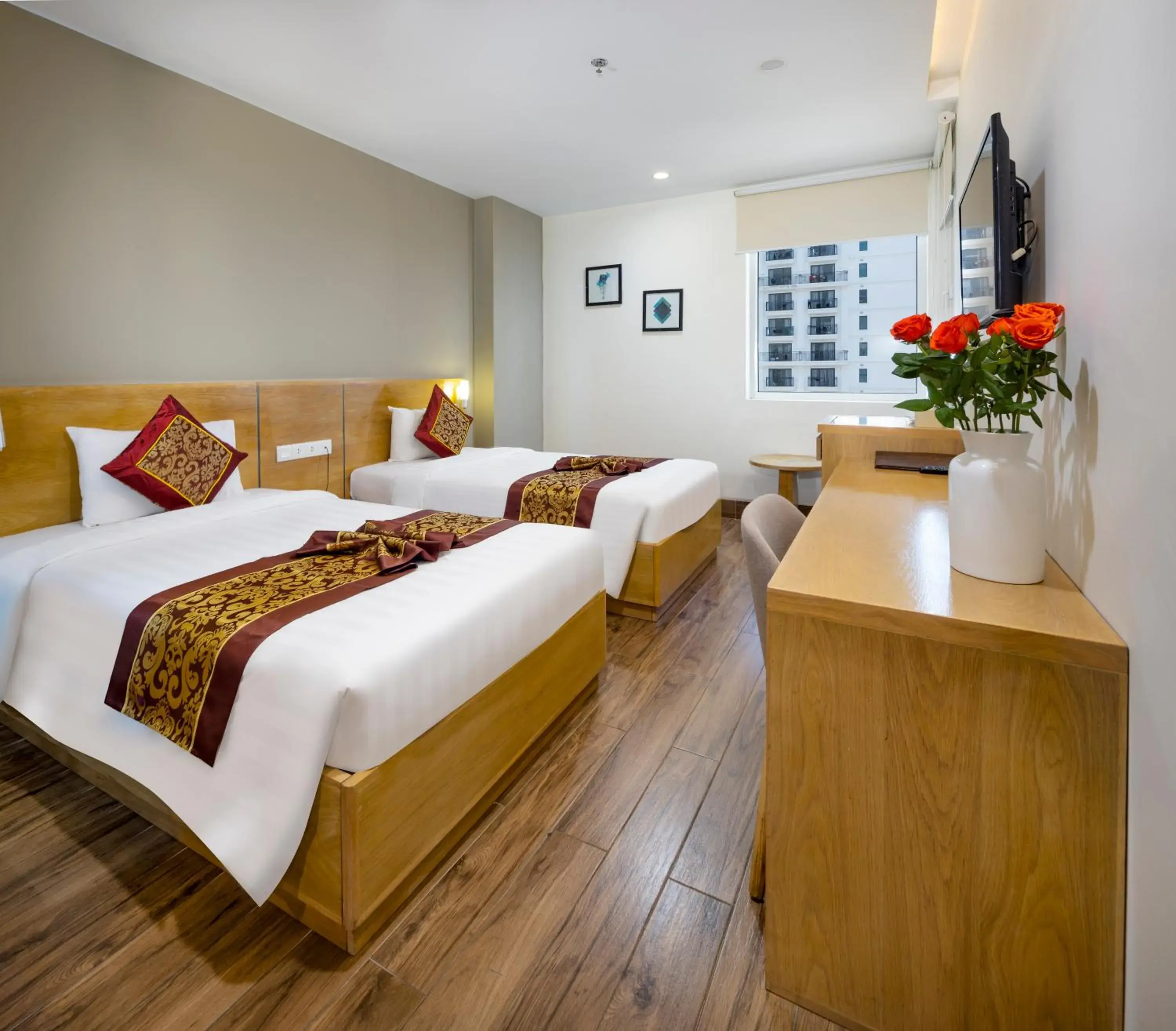 Bed in Gibson Hotel Nha Trang Bed in Gibson Hotel Nha Trang