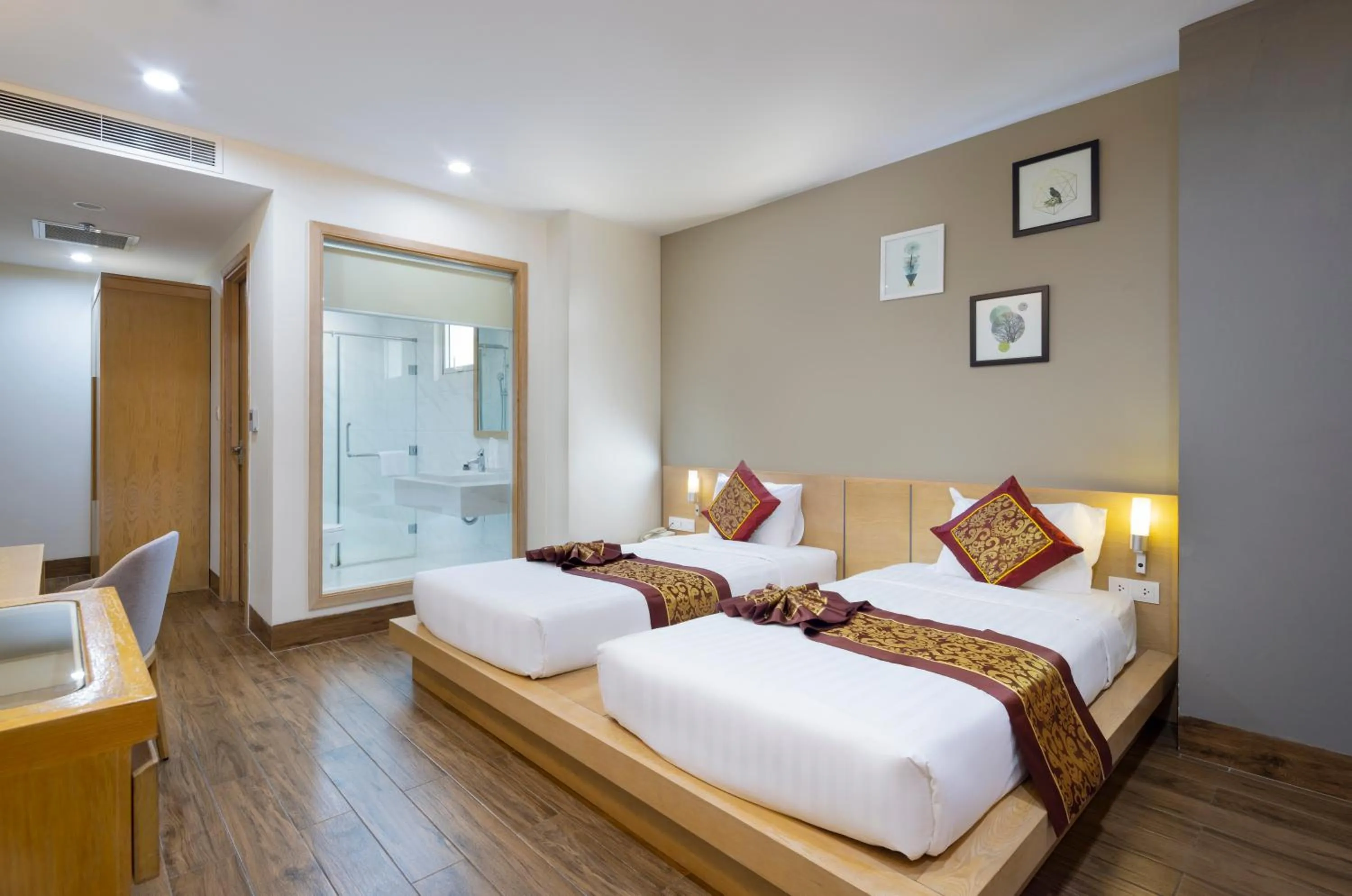 Bed in Gibson Hotel Nha Trang