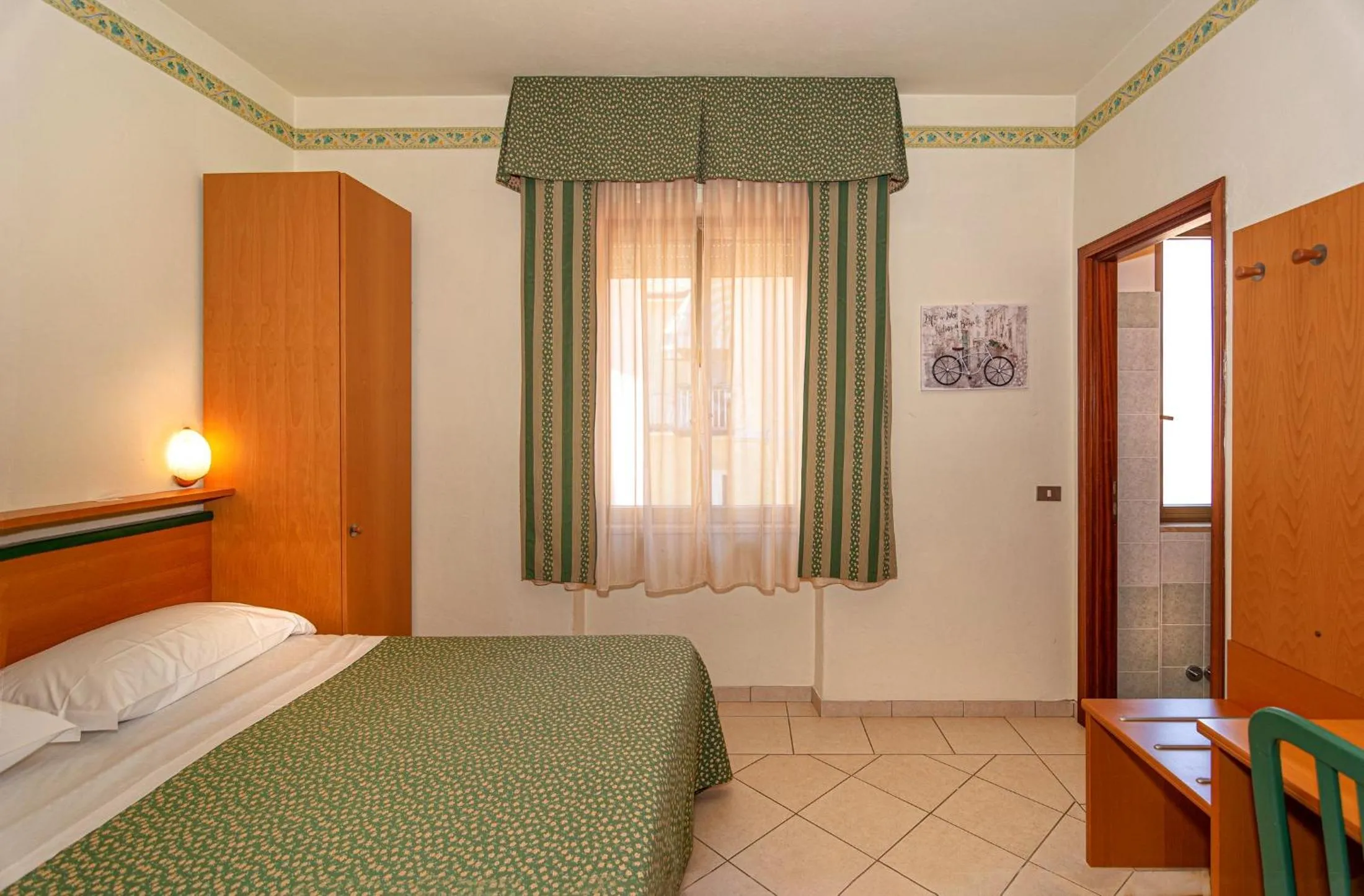 Bed in Hotel Mariani
