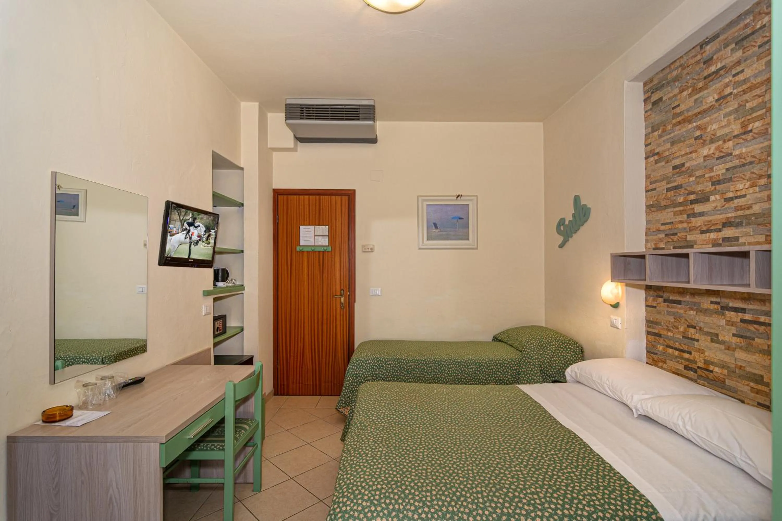 Bed in Hotel Mariani