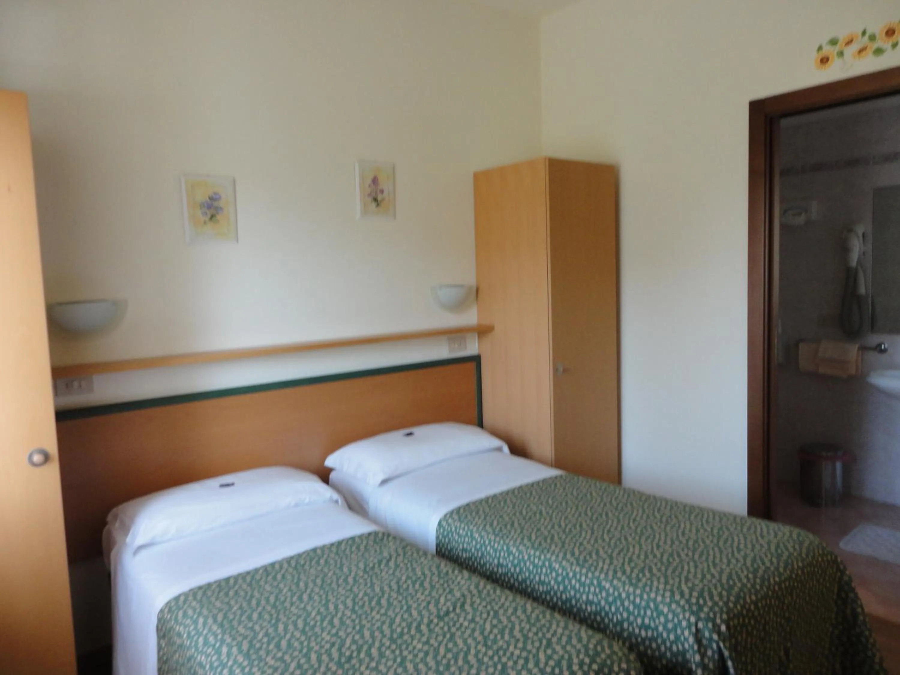 Bed in Hotel Mariani