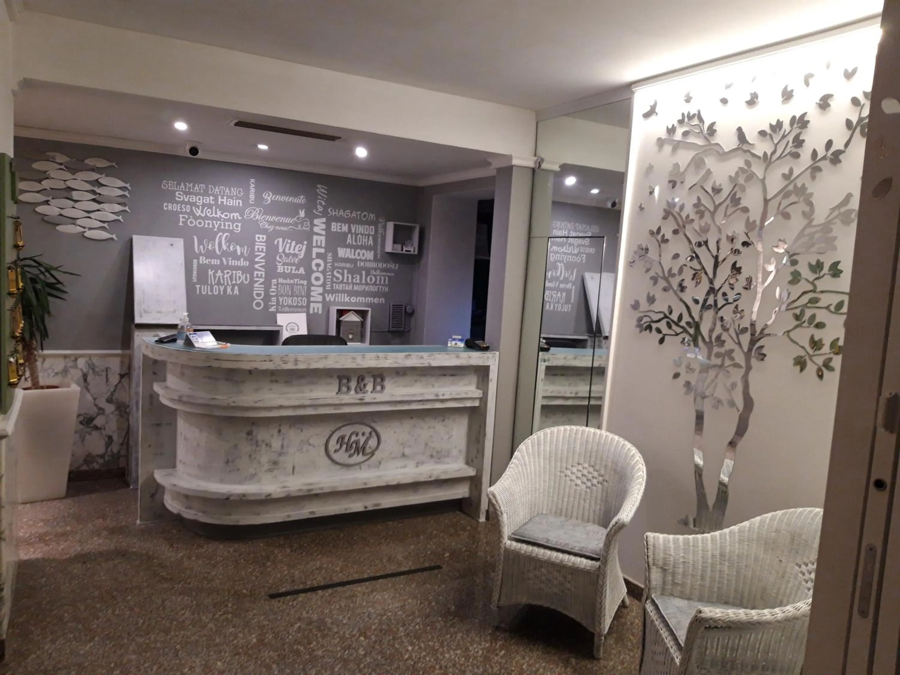 Lobby or reception in Hotel Mariani