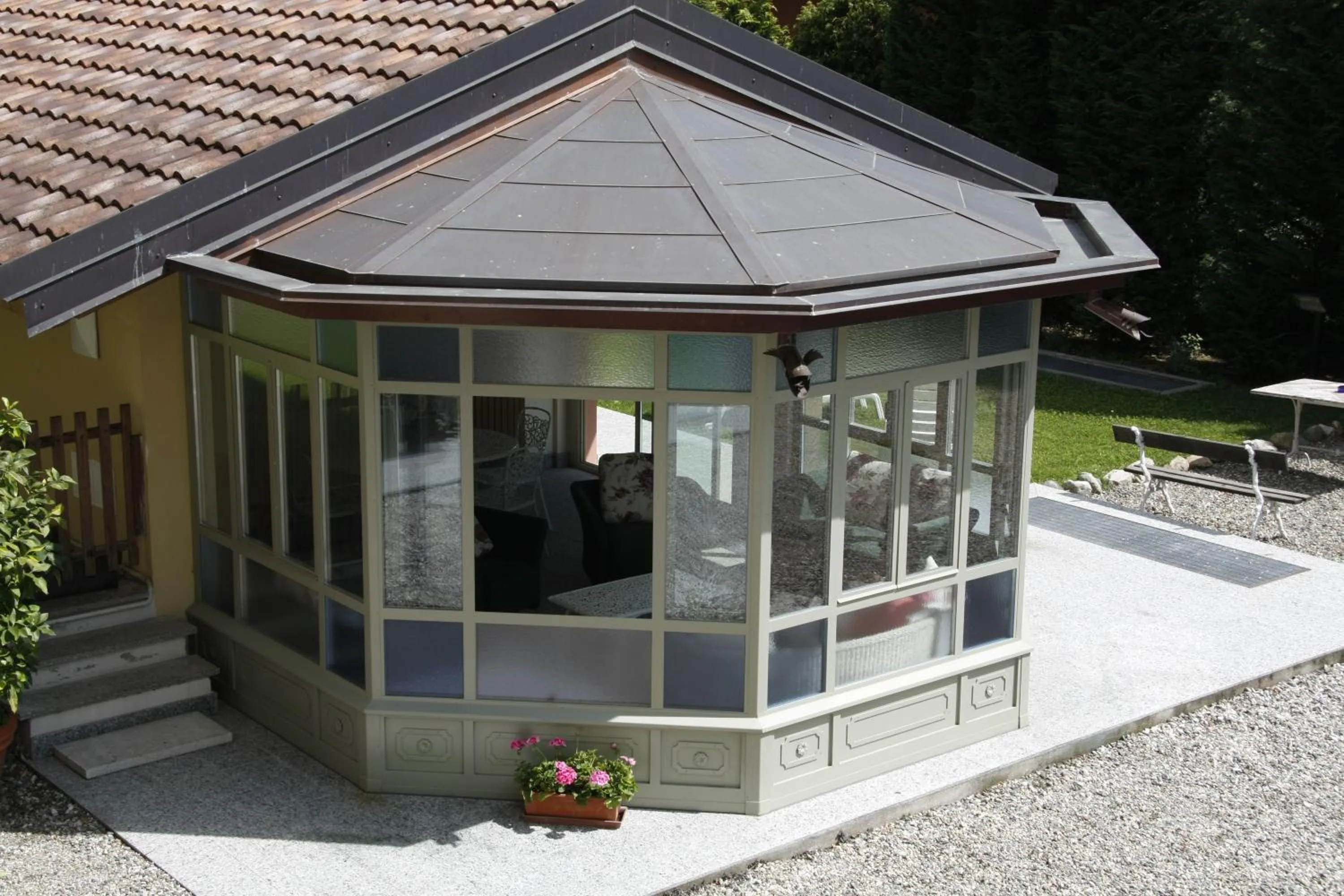 Garden view in Residence Ortensia