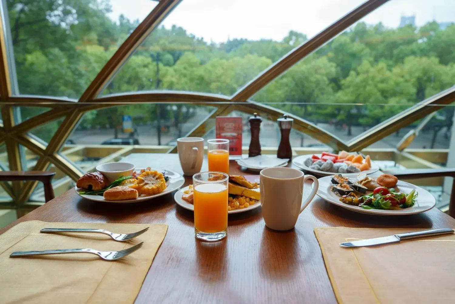 Breakfast in Radisson Blu Hotel Shanghai New World Breakfast in Radisson Blu Hotel Shanghai New World