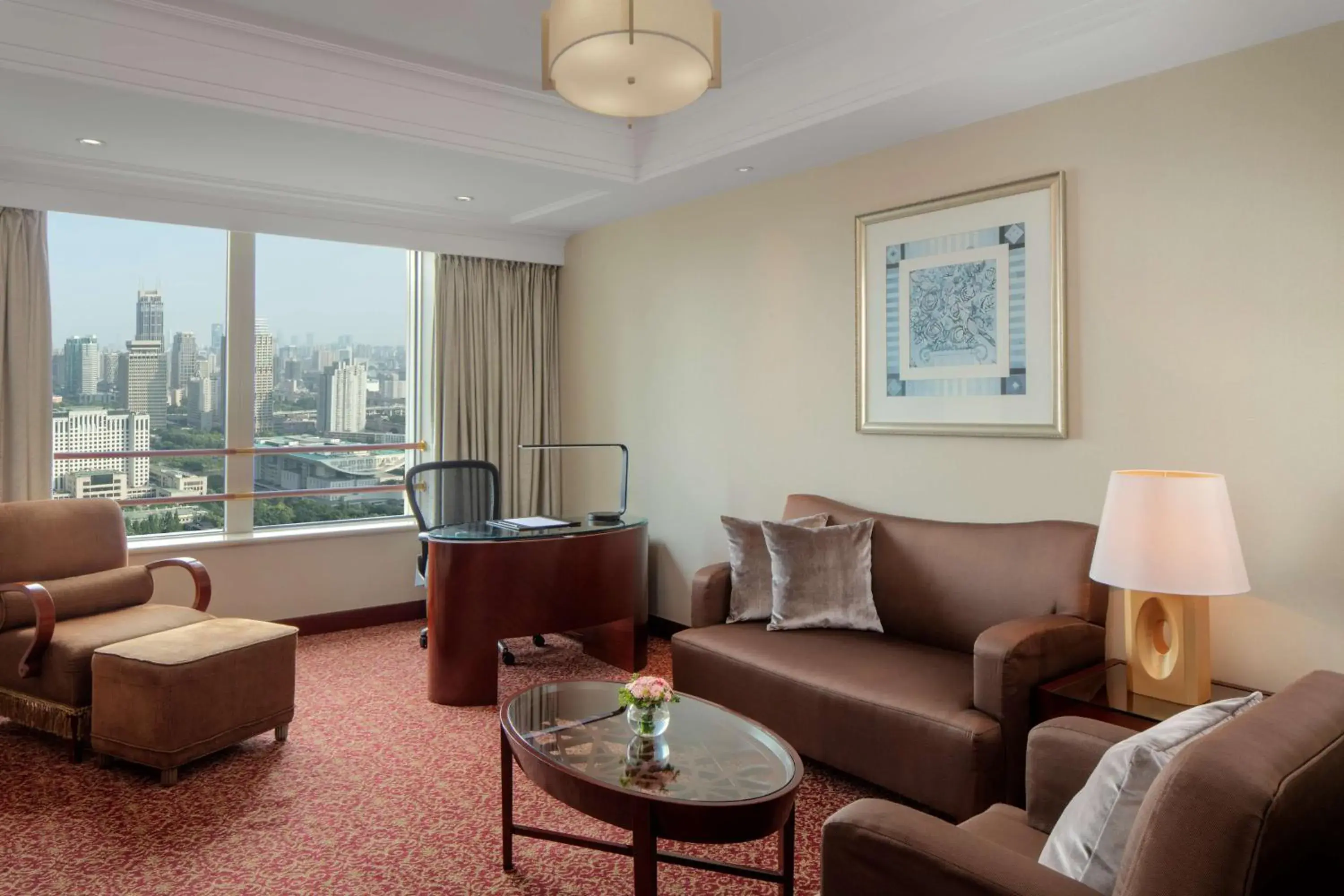 Living room in Radisson Blu Hotel Shanghai New World Living room in Radisson Blu Hotel Shanghai New World