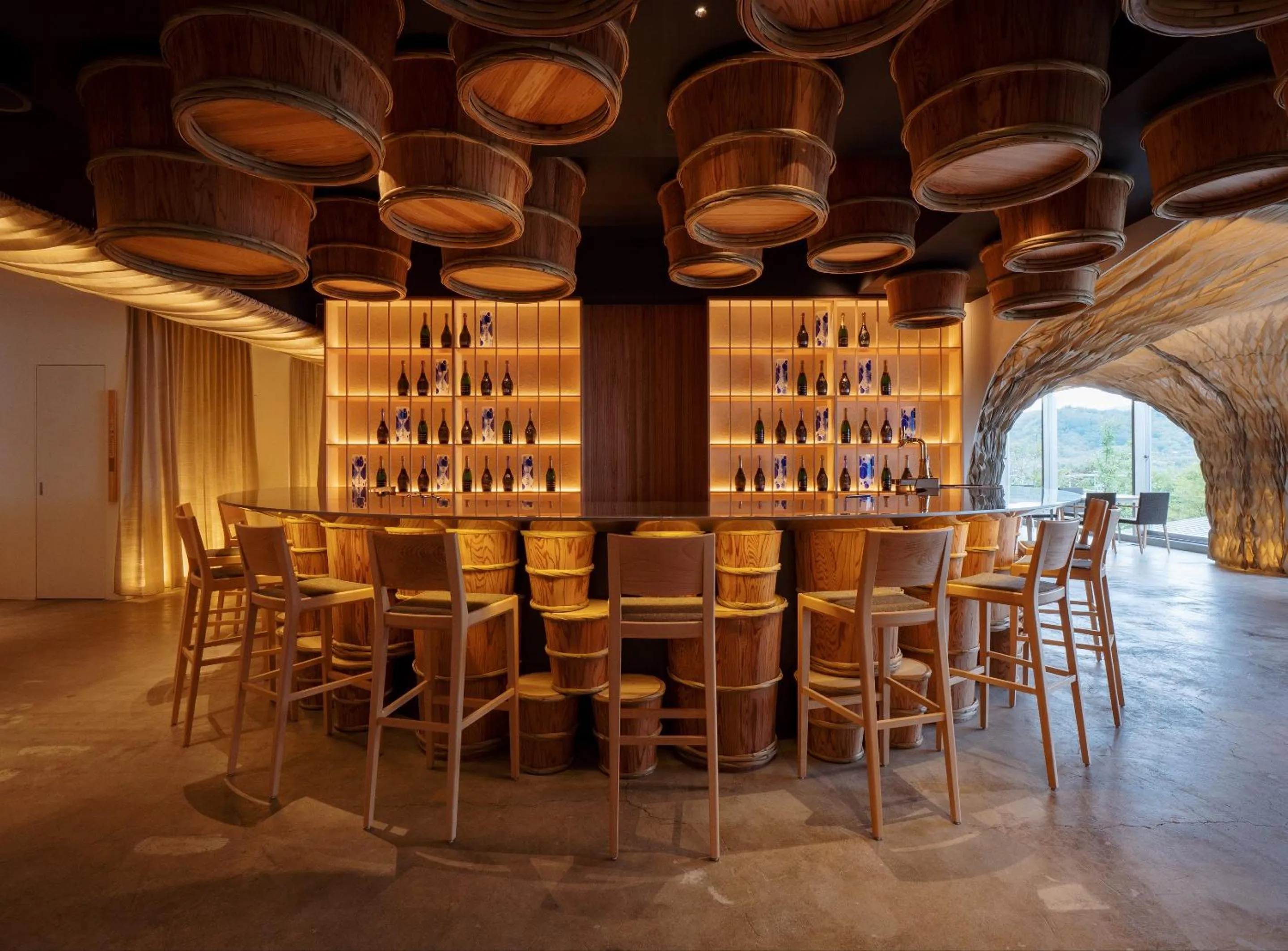 Lounge or bar in WE Hotel Toya