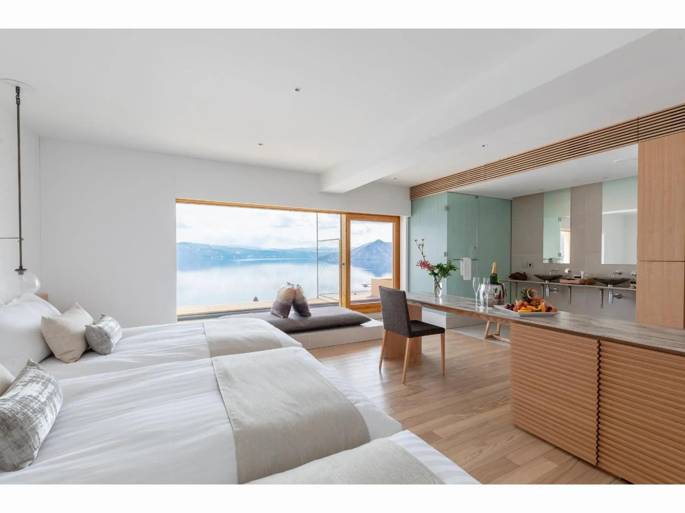 Photo of the whole room, Bed in WE Hotel Toya Photo of the whole room, Bed in WE Hotel Toya