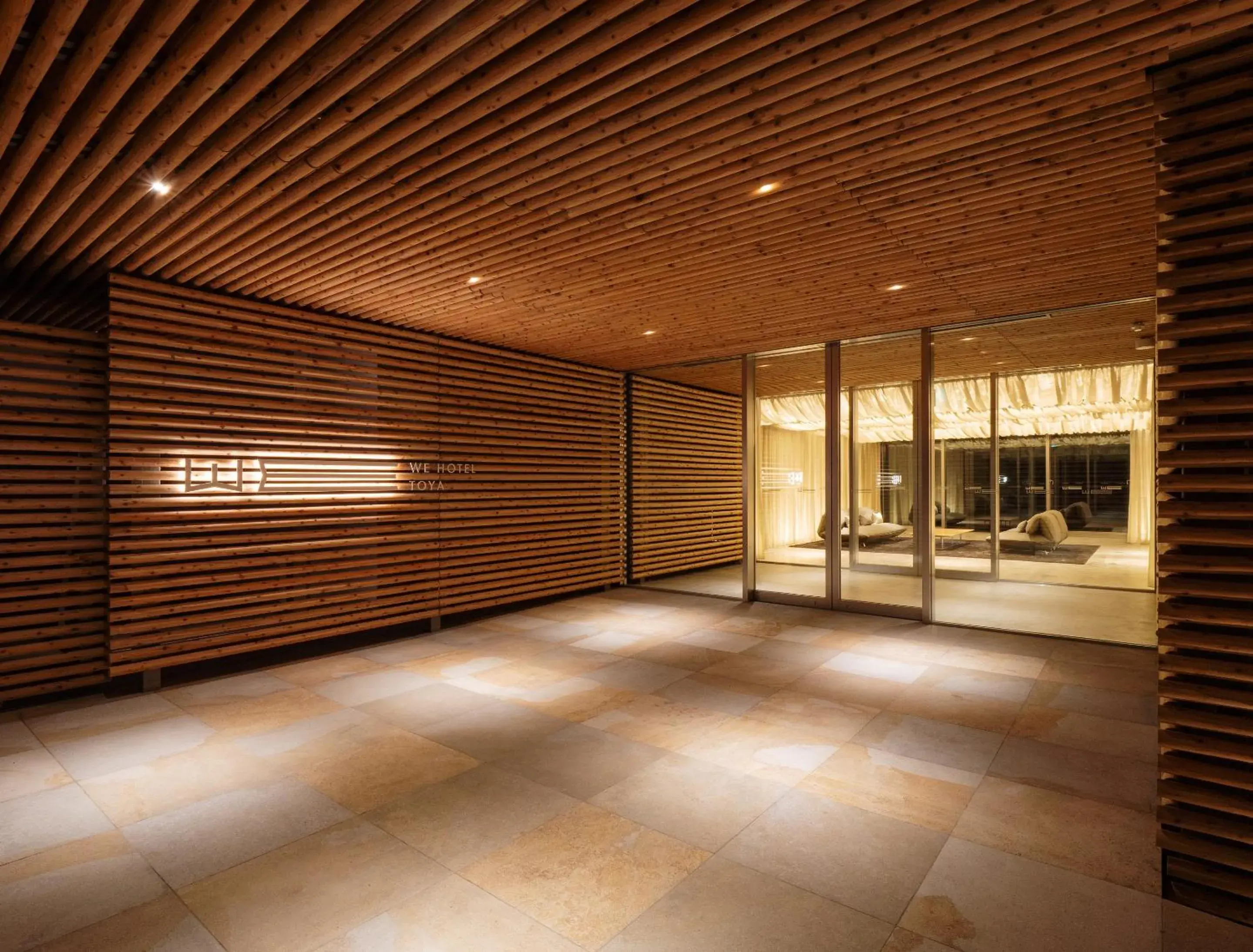 Facade/entrance in WE Hotel Toya Facade/entrance in WE Hotel Toya