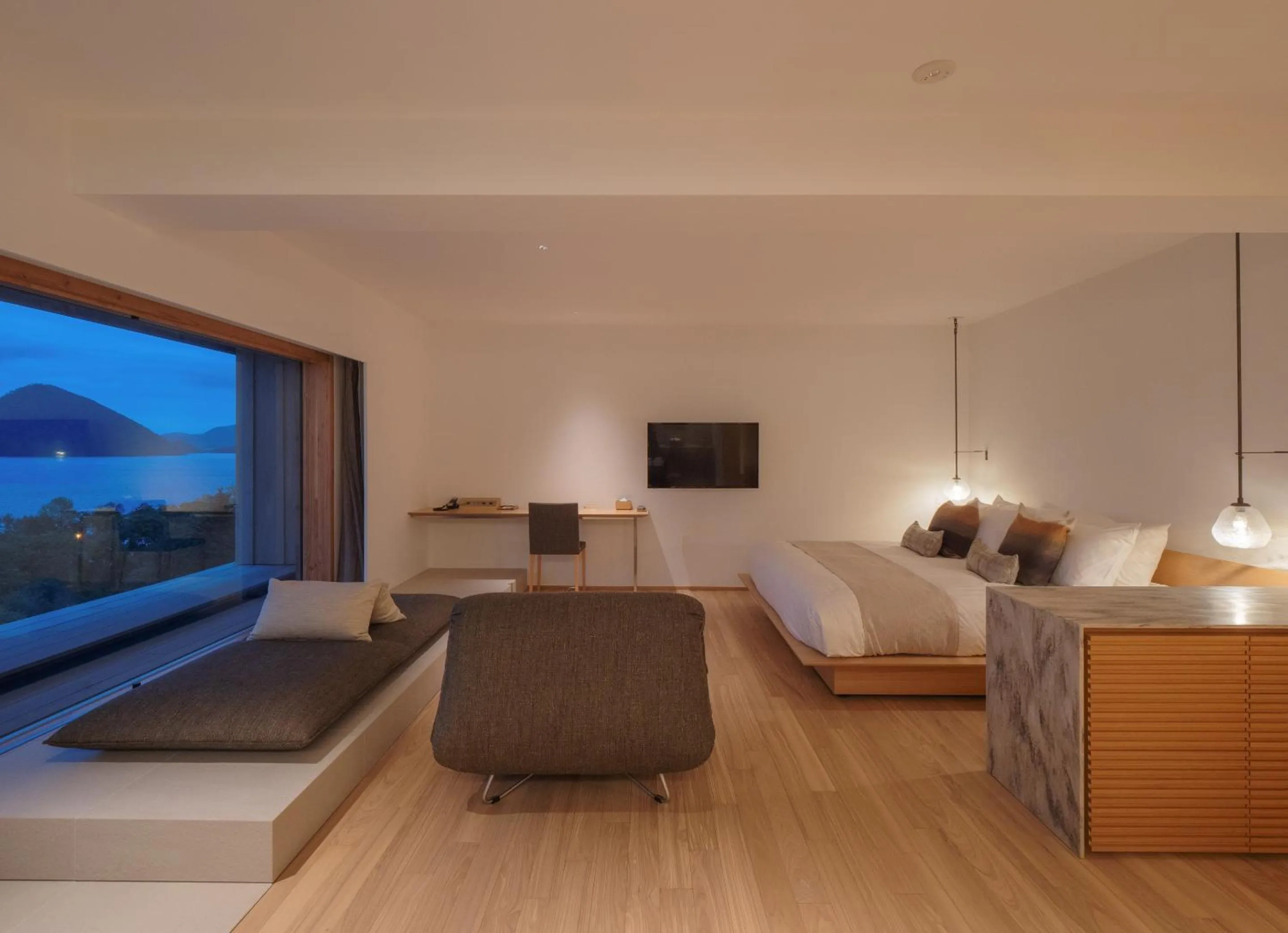 Photo of the whole room, Bed in WE Hotel Toya