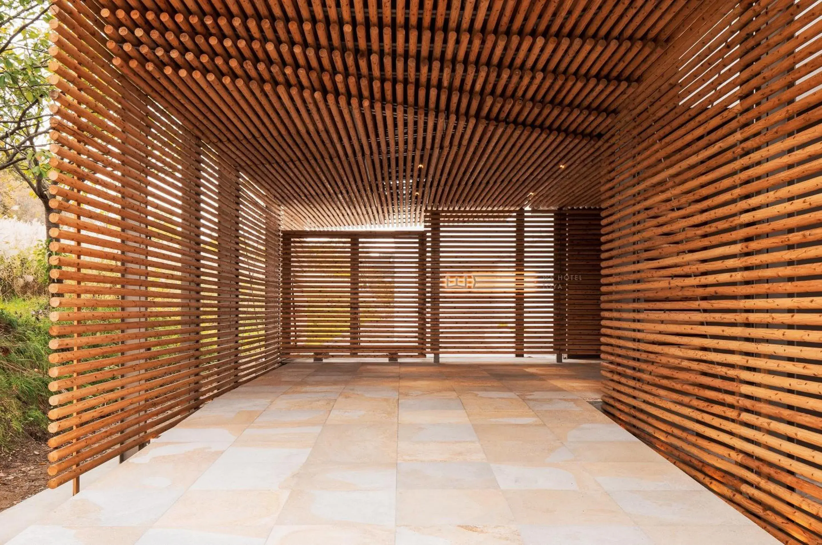 Facade/entrance in WE Hotel Toya Facade/entrance in WE Hotel Toya