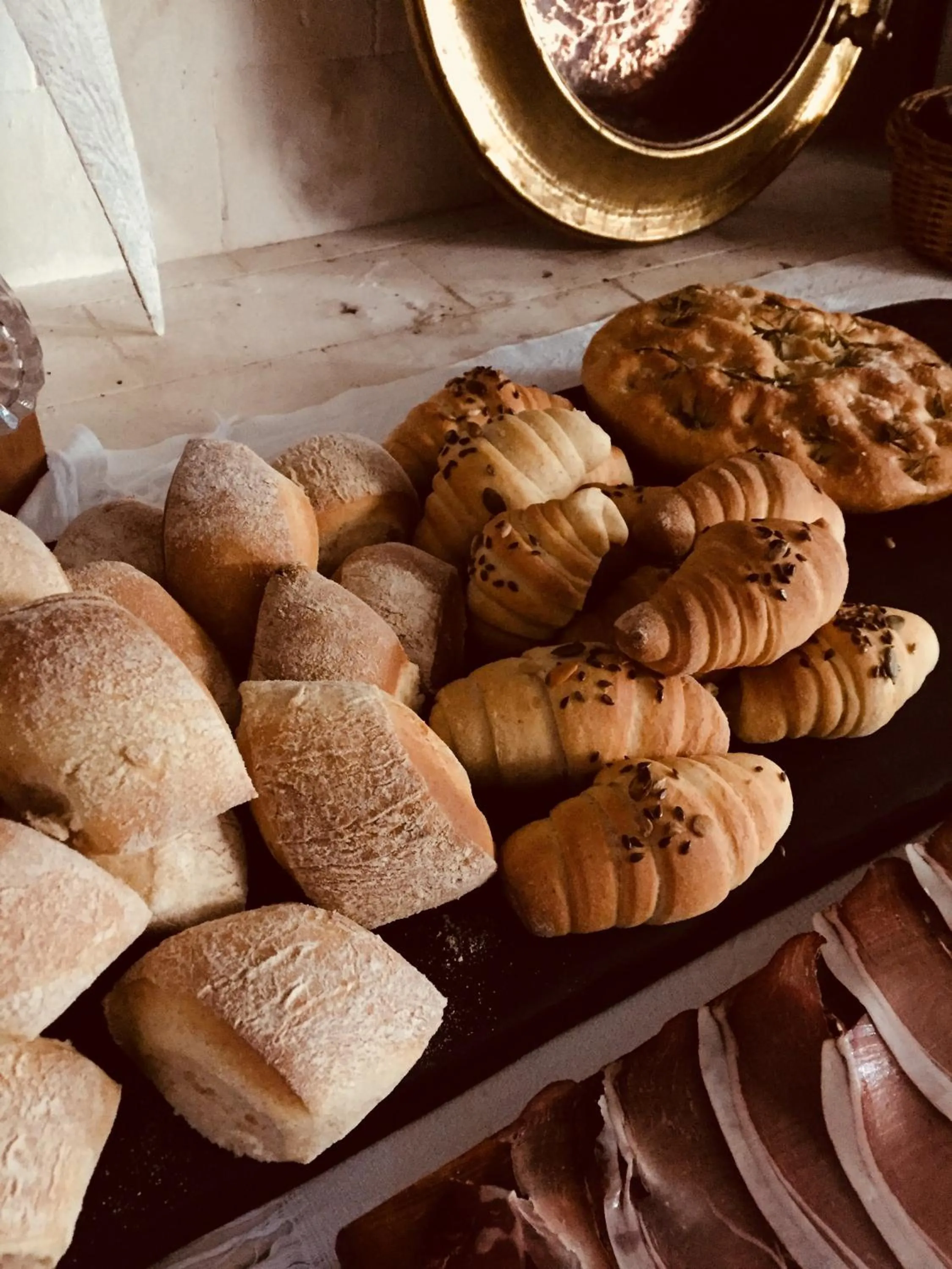 Buffet breakfast in Il Portico Guesthouse
