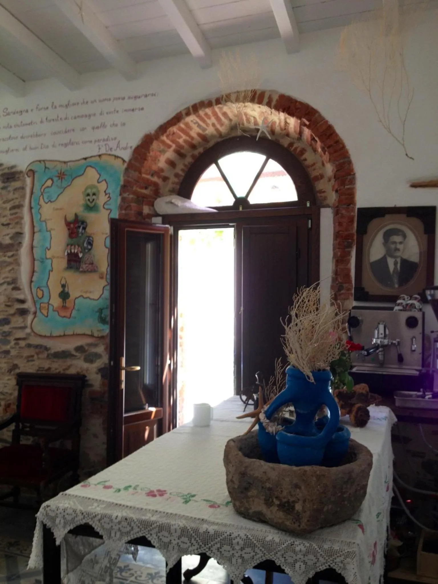 Decorative detail in Il Portico Guesthouse