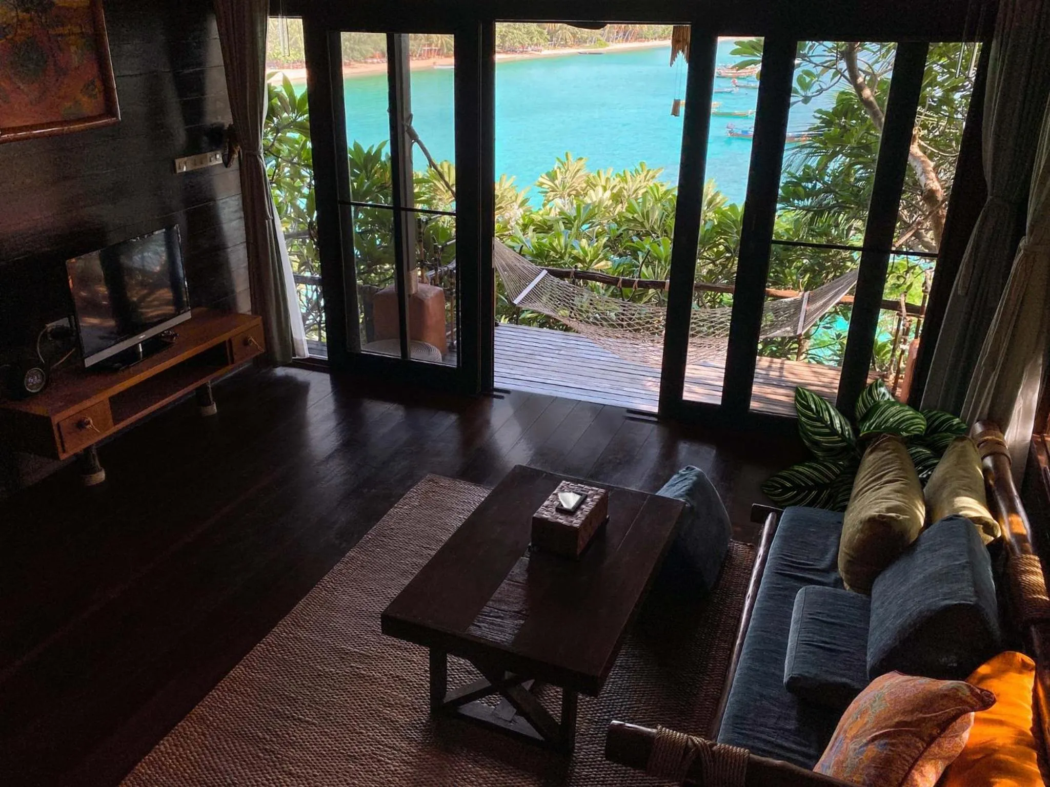 Living room in Koh Tao Cabana