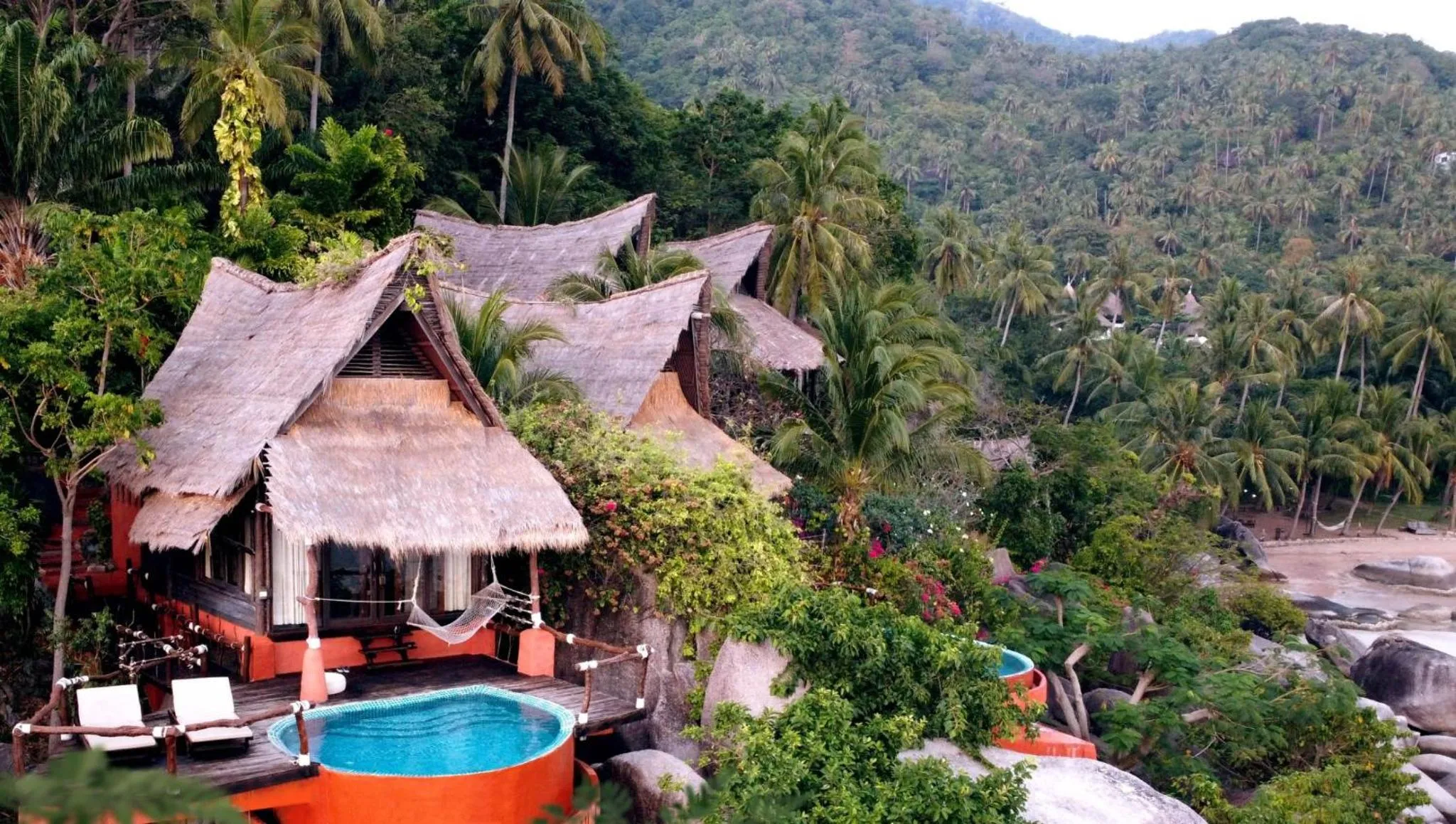 Bird's eye view in Koh Tao Cabana