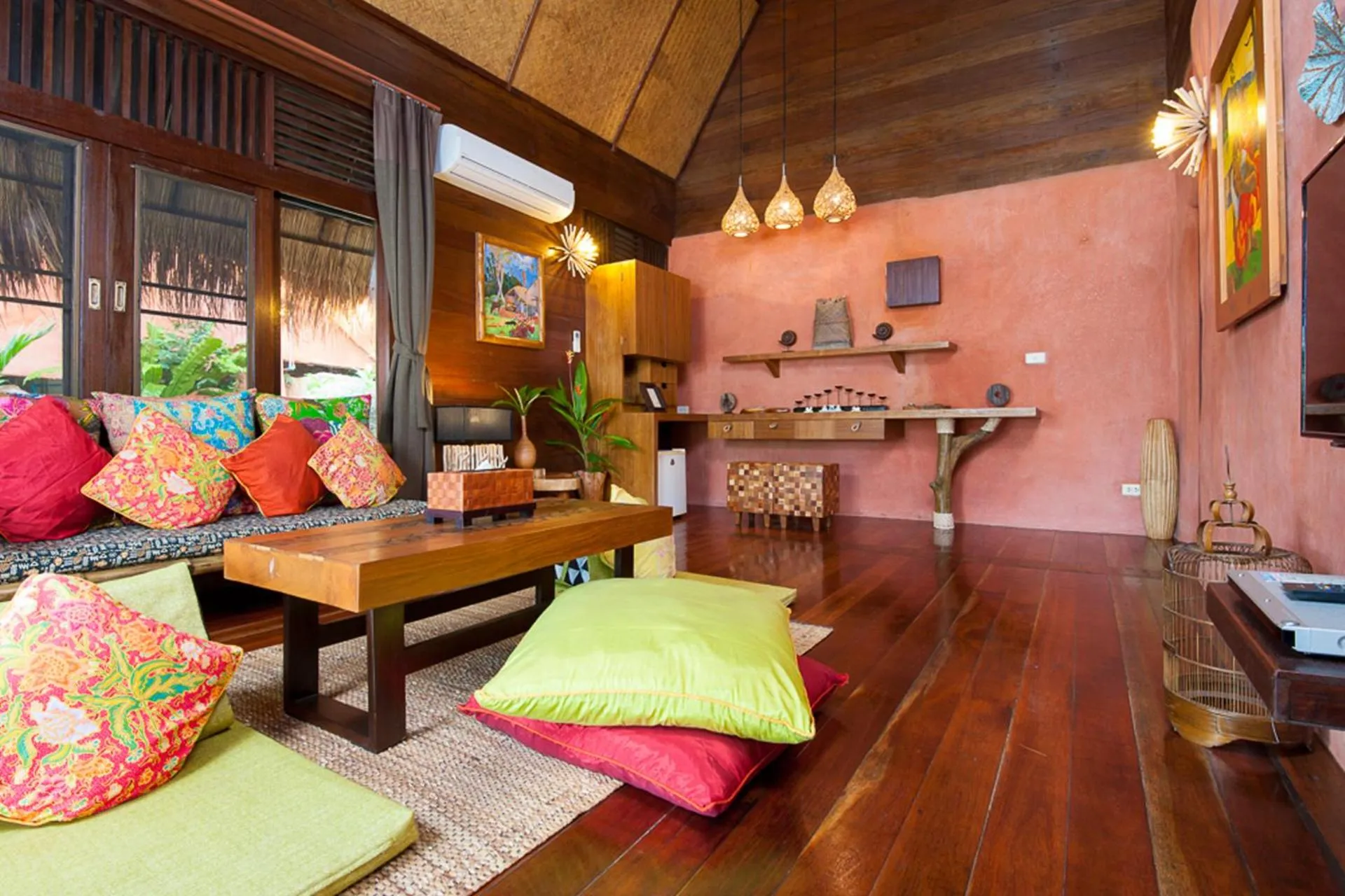 Living room in Koh Tao Cabana