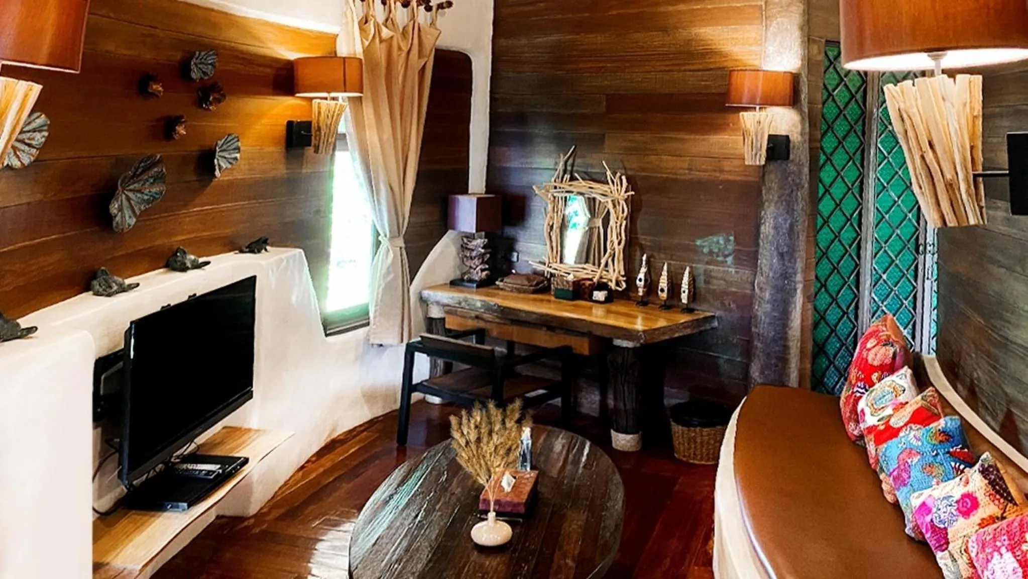 Living room in Koh Tao Cabana