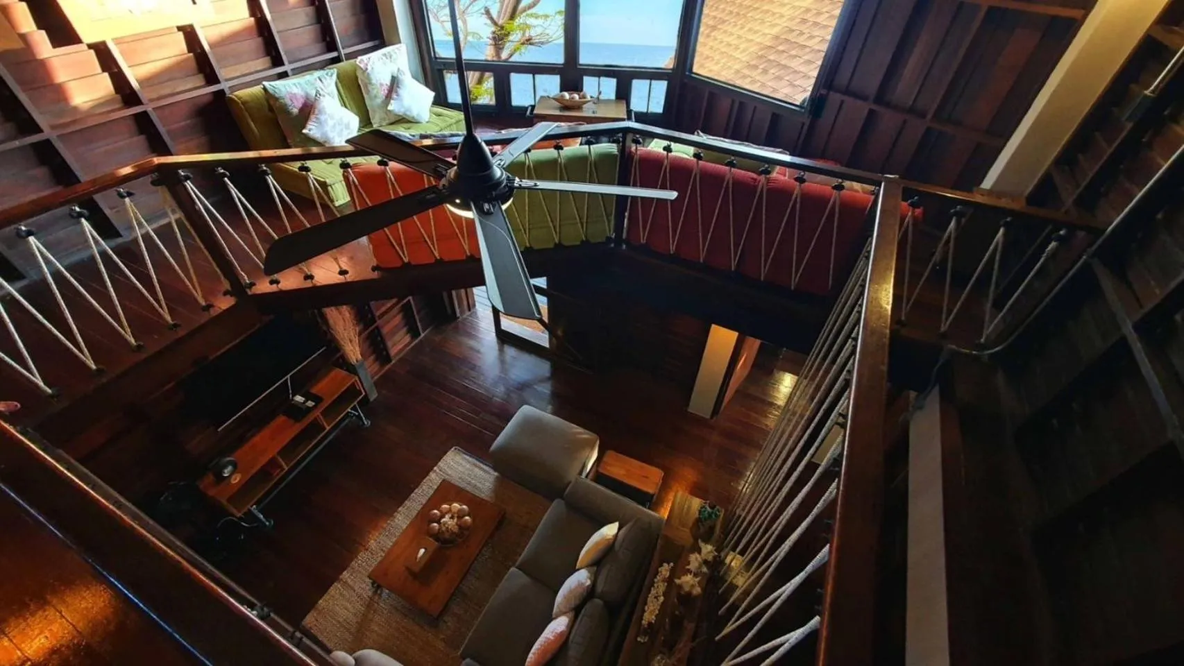 Living room in Koh Tao Cabana
