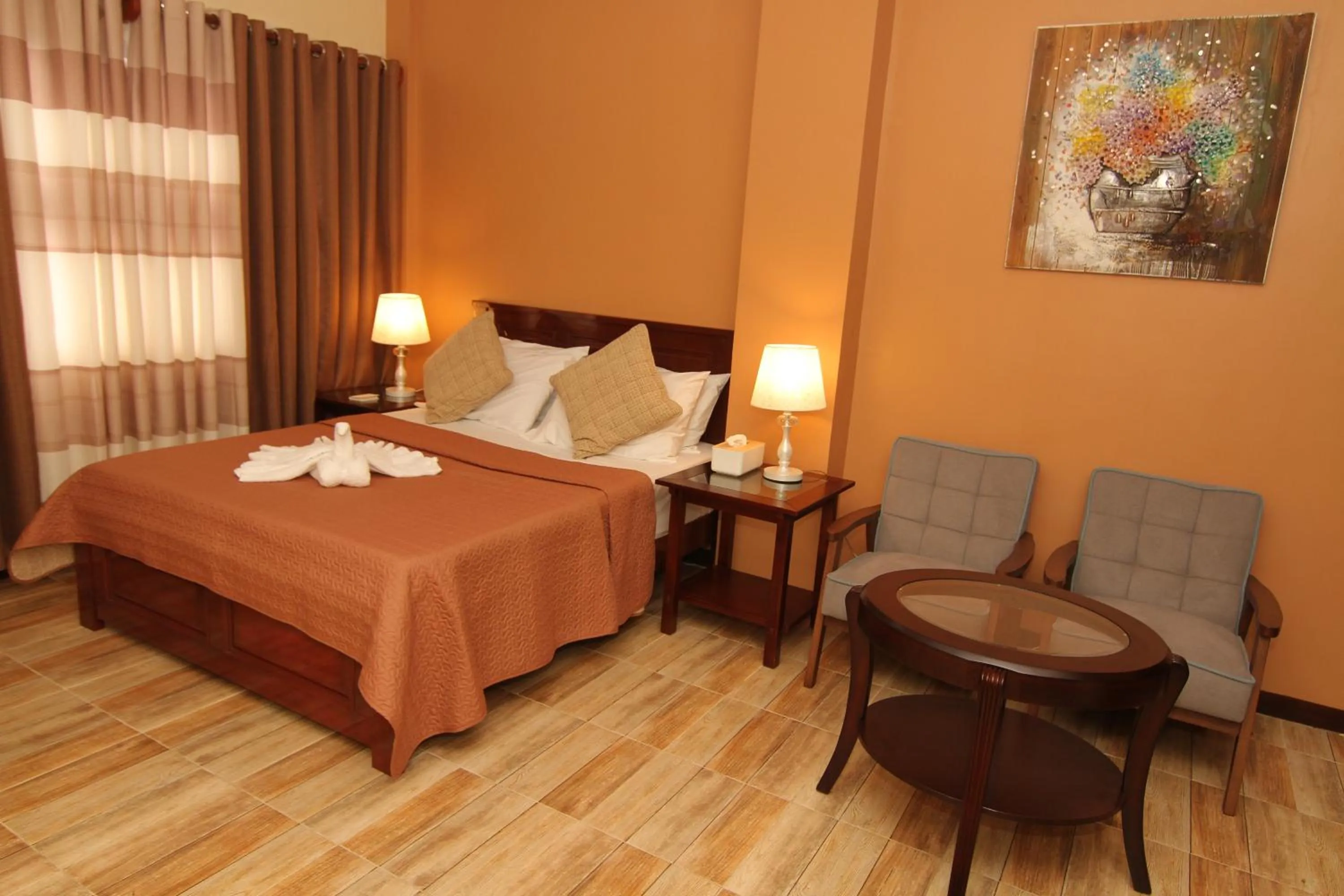 Bed in Charos Dormitel