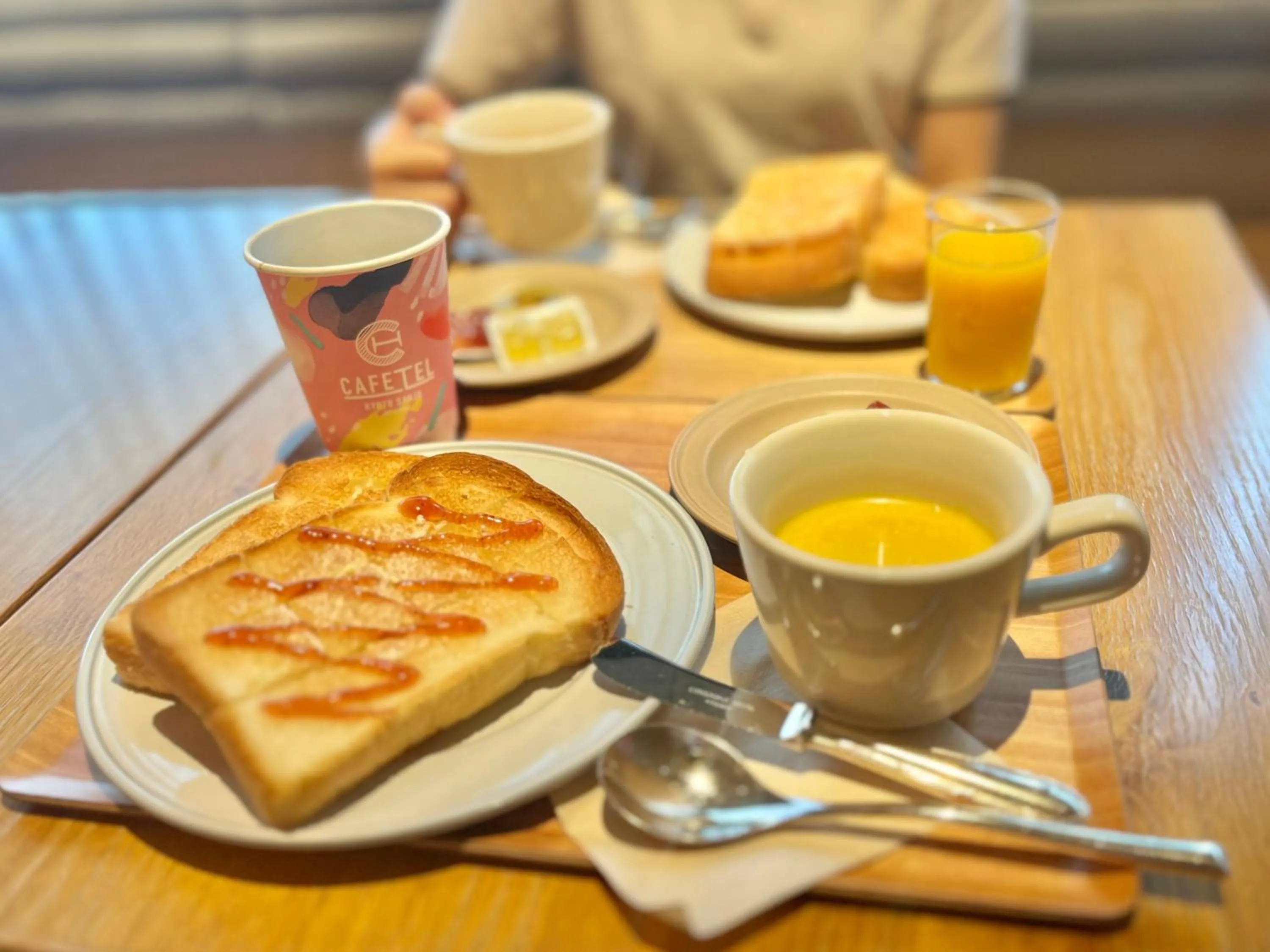 Breakfast in CAFETEL Kyoto Sanjo for Ladies