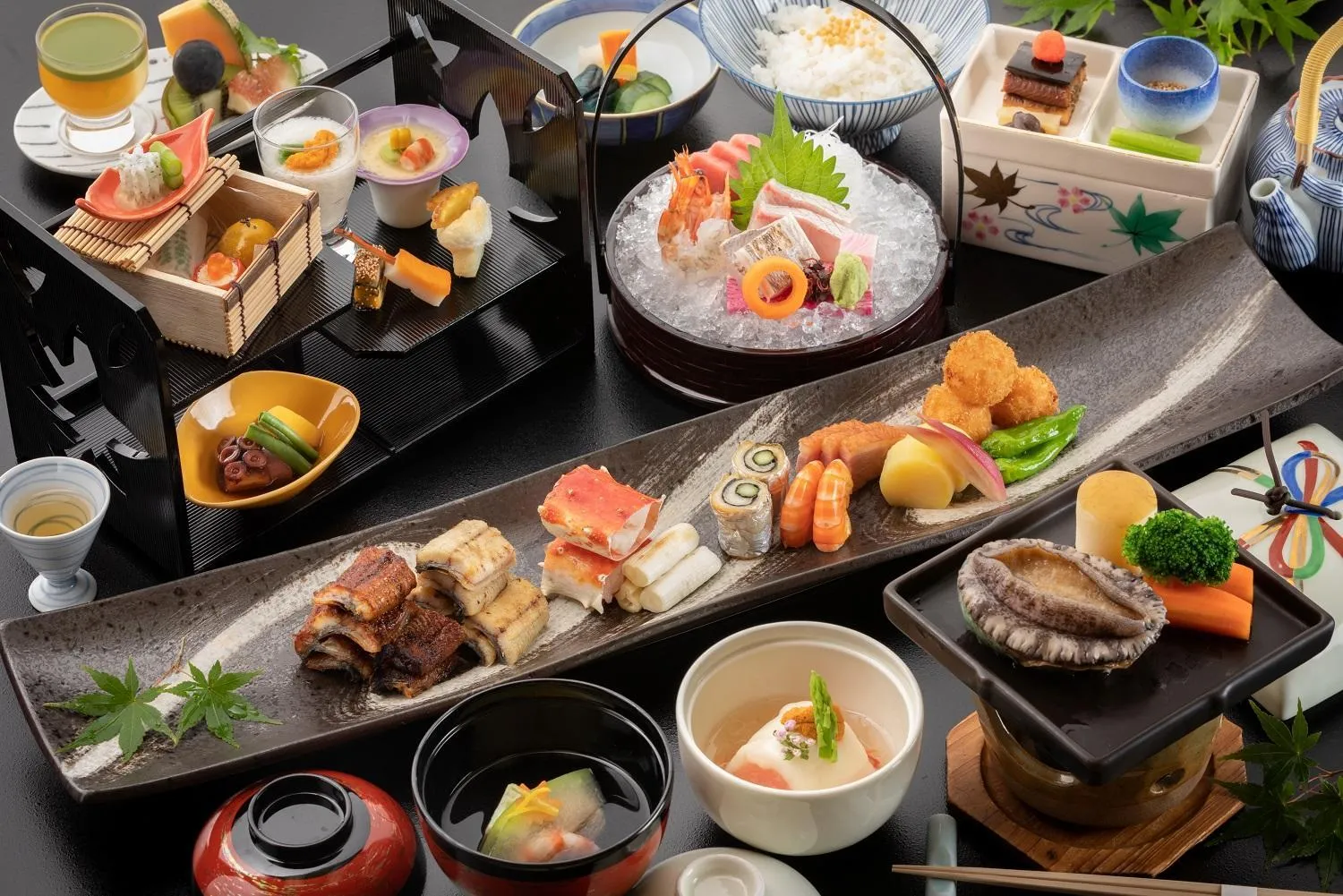 Dinner in Sansuikan Kinryu