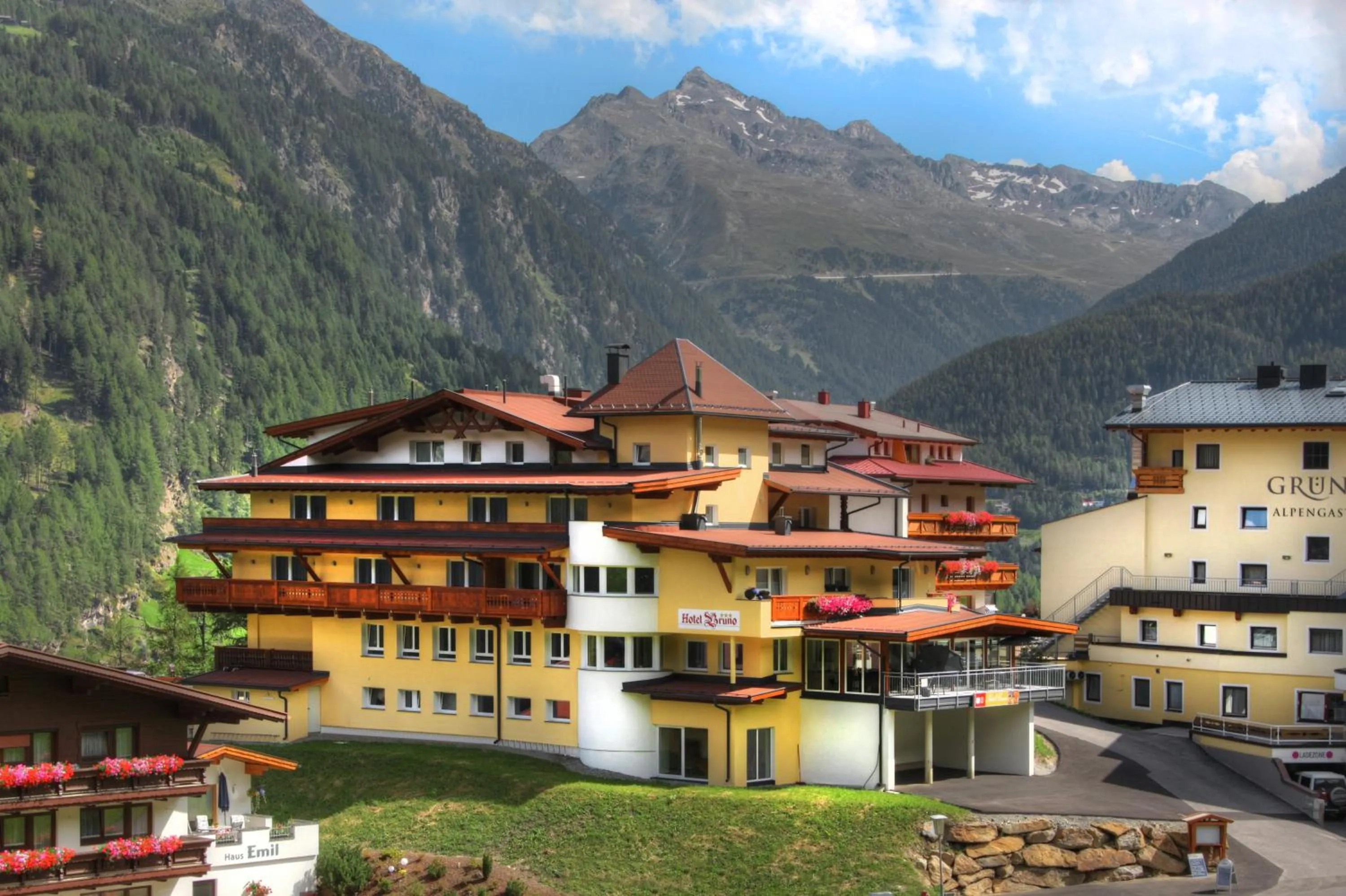 Property building in Hotel Bruno