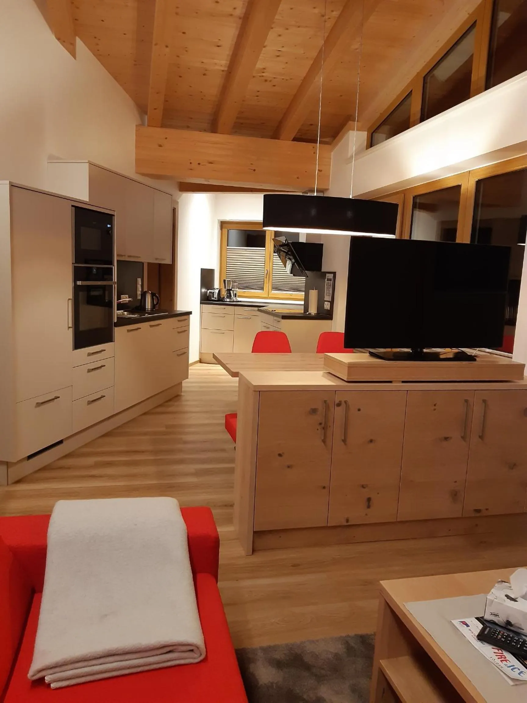Kitchen or kitchenette in Hotel Bruno