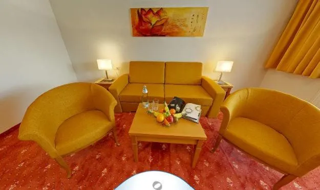 Seating area in Hotel Bruno
