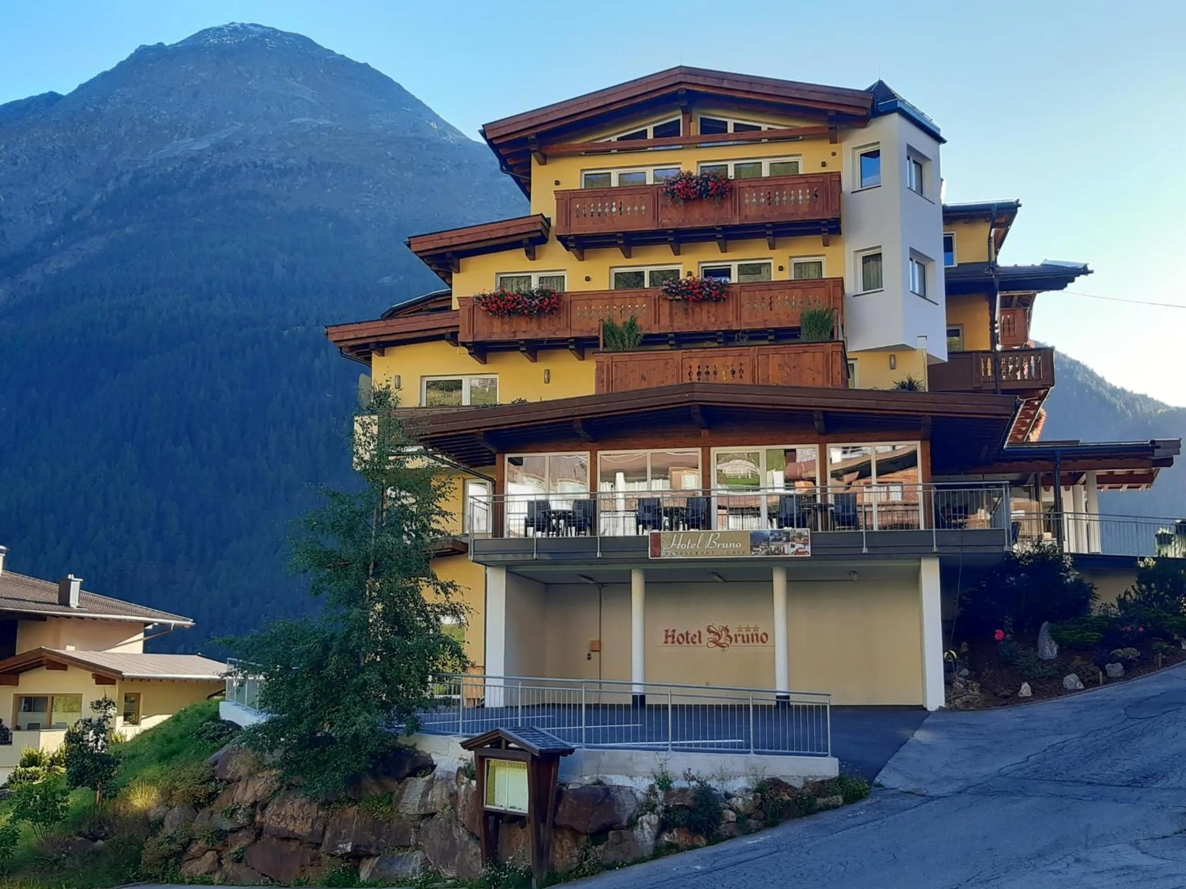 Property building in Hotel Bruno