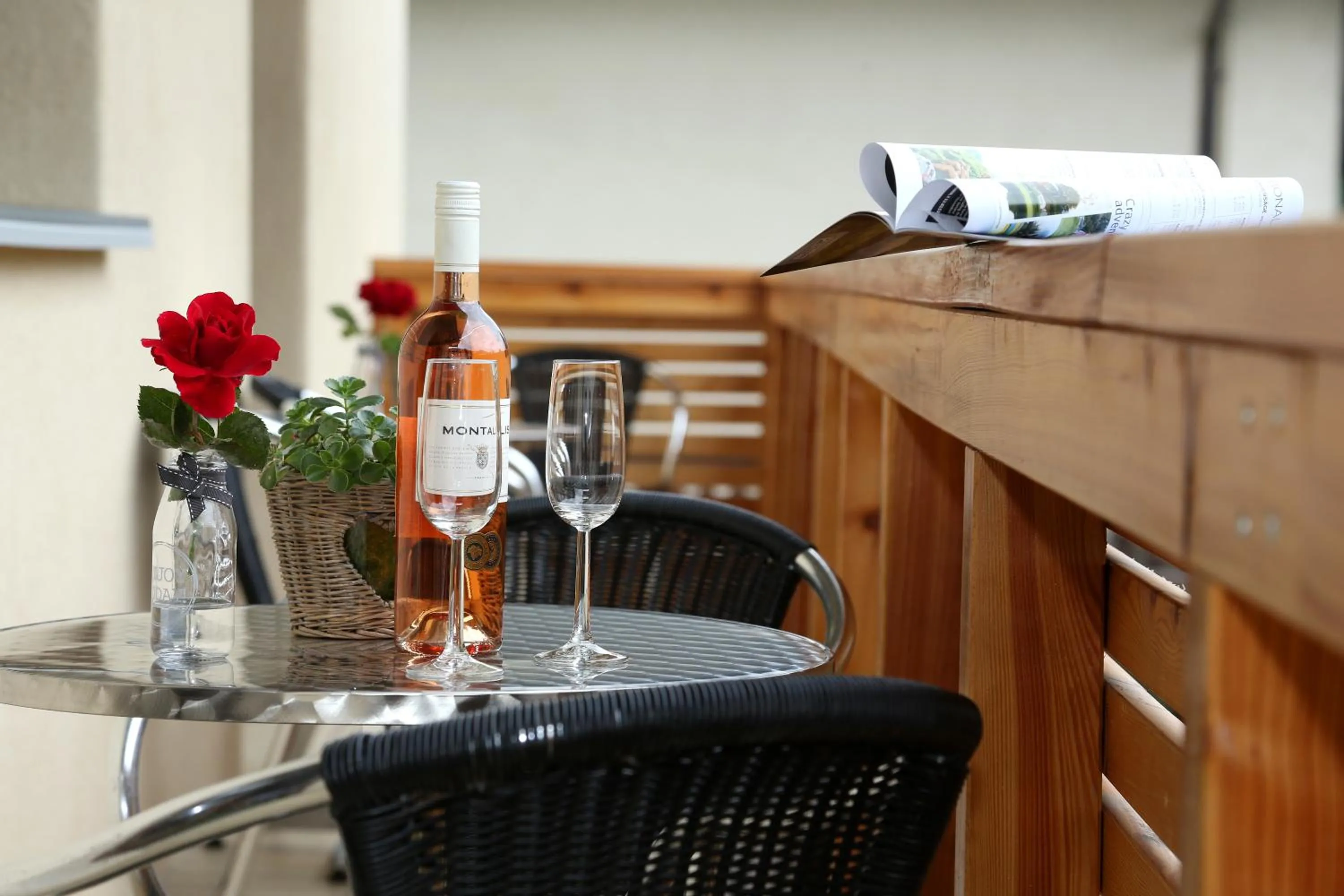 Balcony/Terrace in Chalet Jasmin