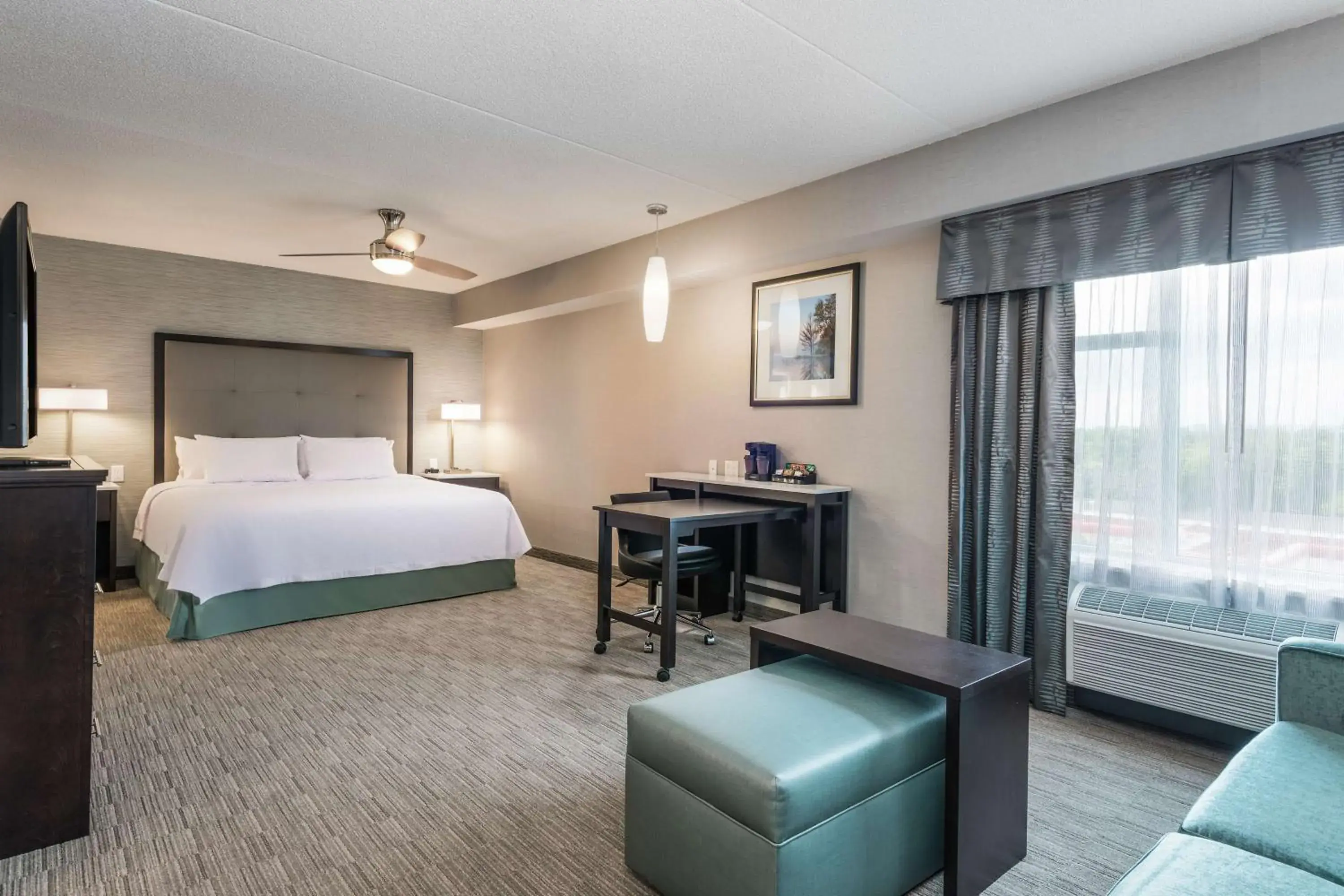 Bedroom, Bed in Homewood Suites By Hilton Ottawa Airport Bedroom, Bed in Homewood Suites By Hilton Ottawa Airport