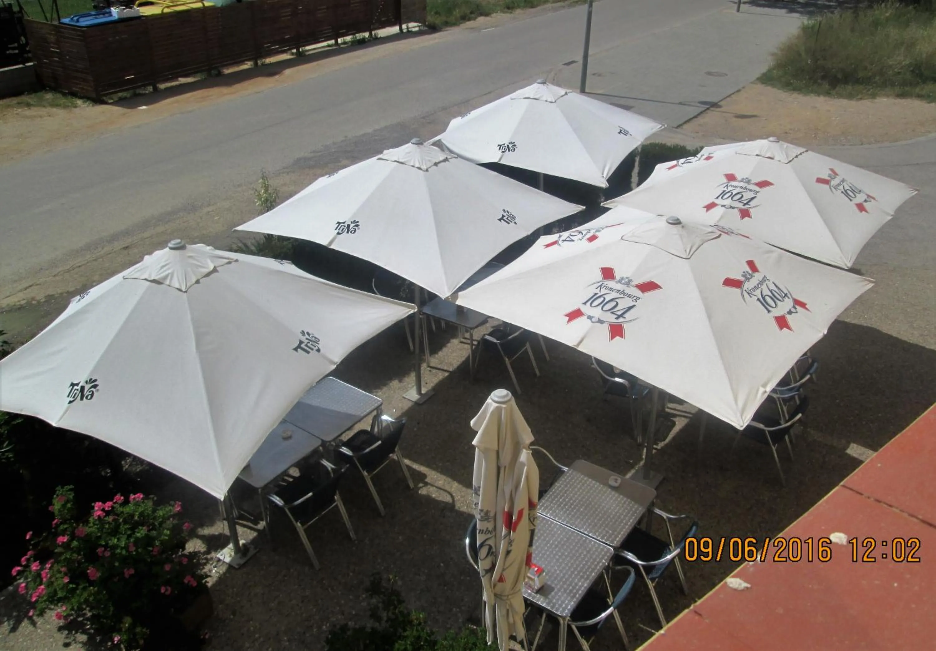 Patio in Hostal Avi Pep