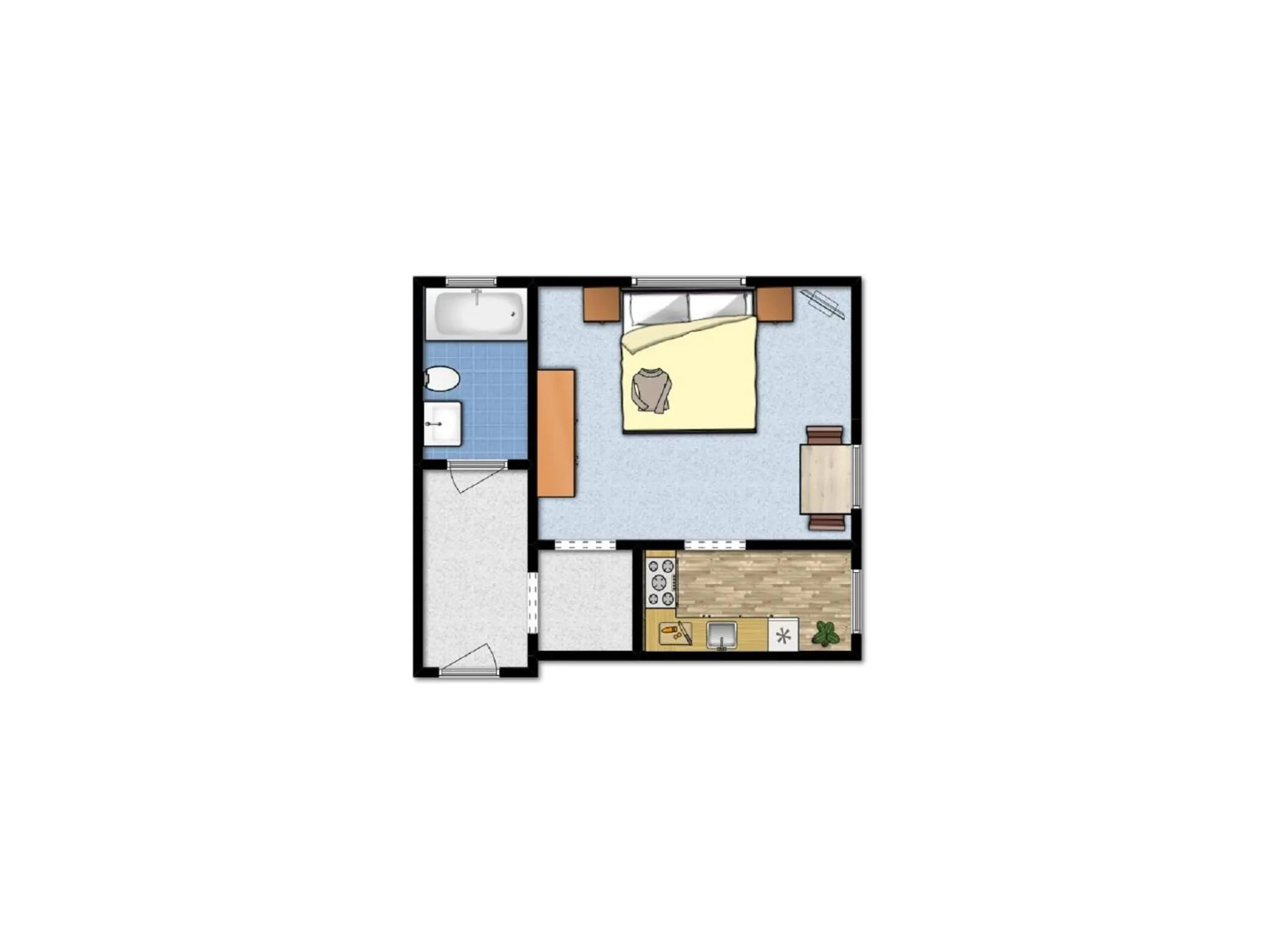 Floor plan in Kristiania