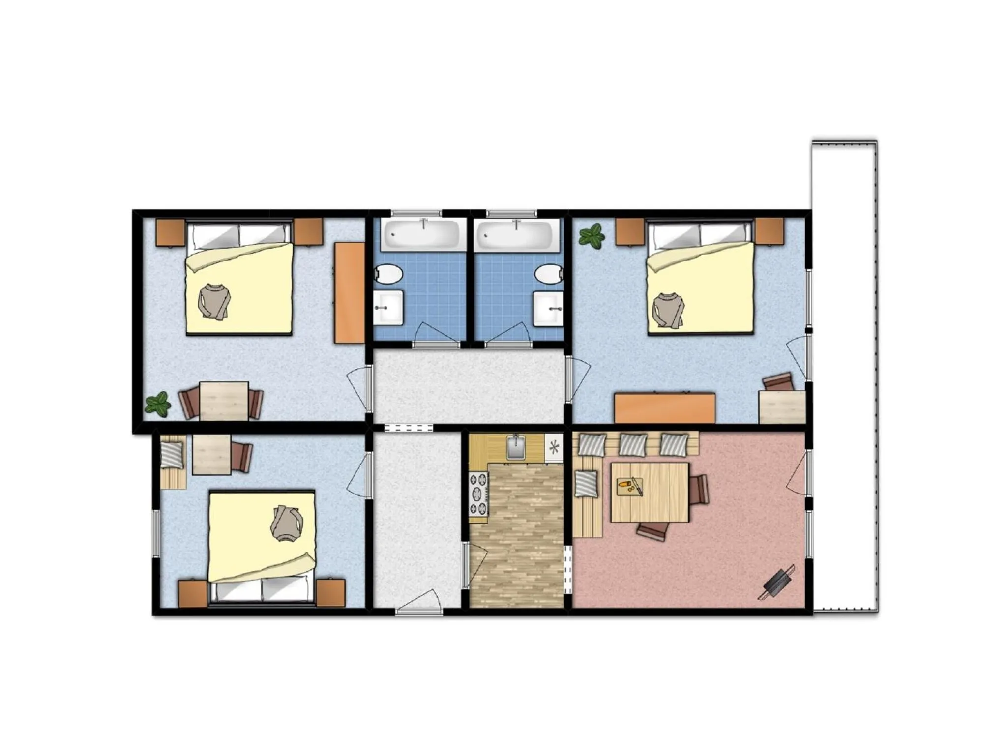 Floor plan in Kristiania