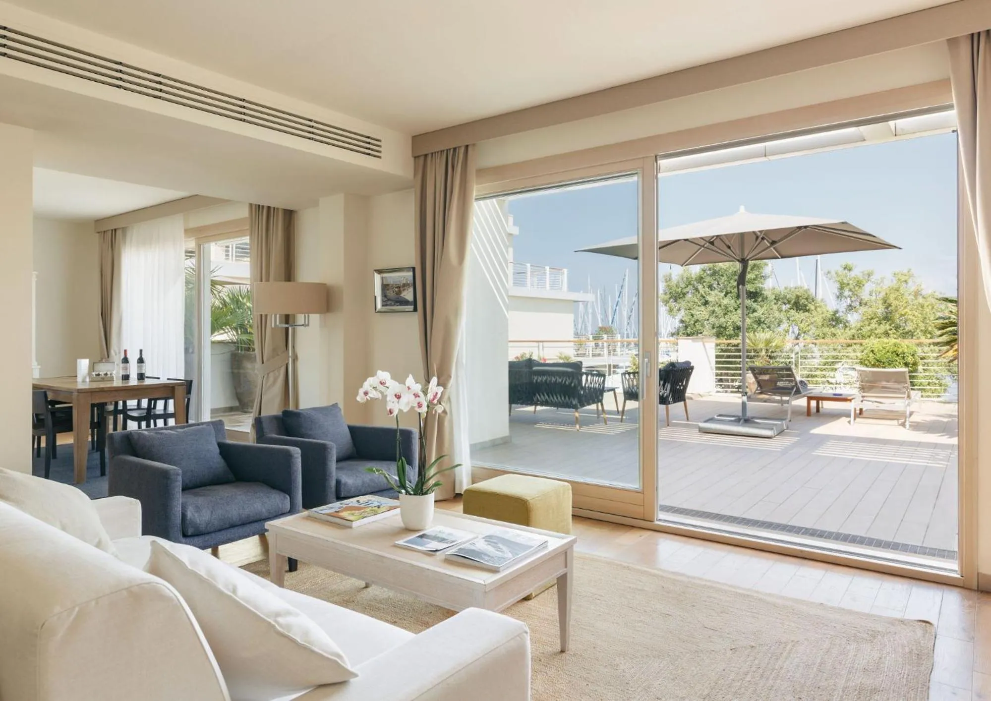 Living room in Marina di Scarlino Resort