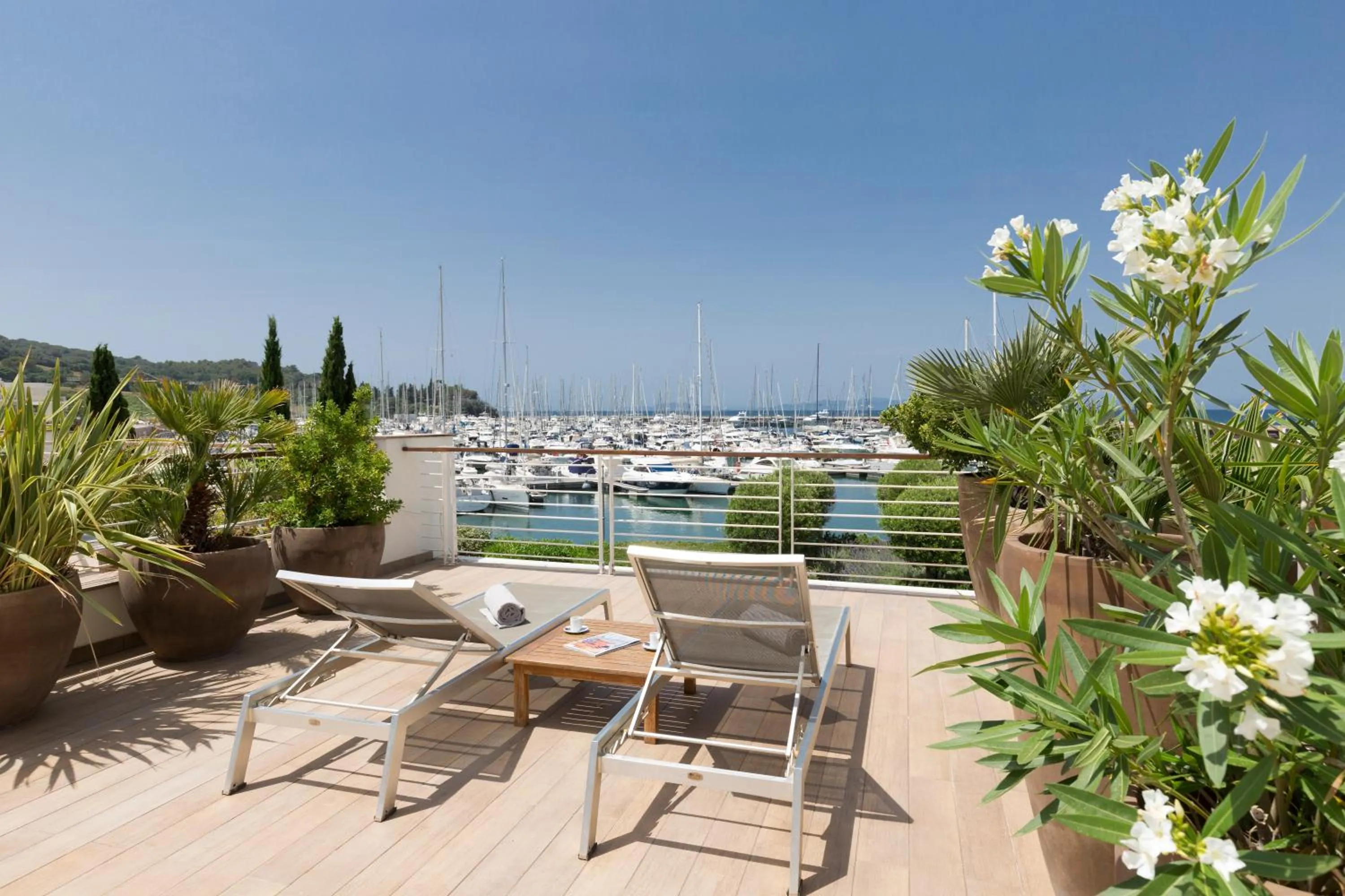 Balcony/Terrace in Marina di Scarlino Resort